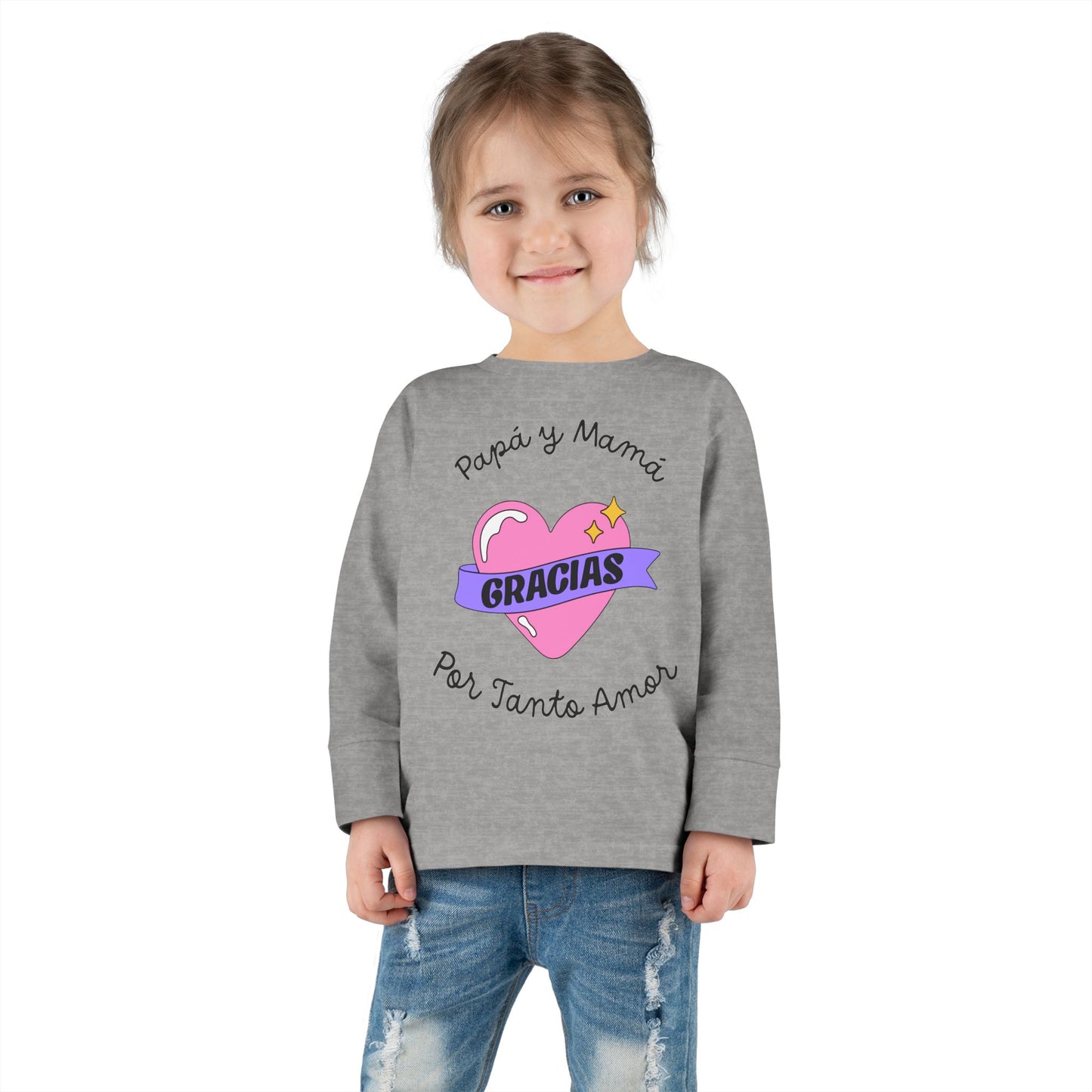 Gracias Toddler Long Sleeve Tee
