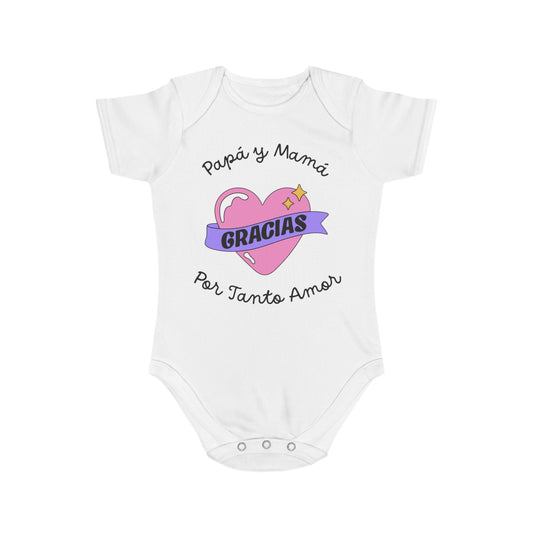 Gracias Short Sleeve Baby Bodysuit
