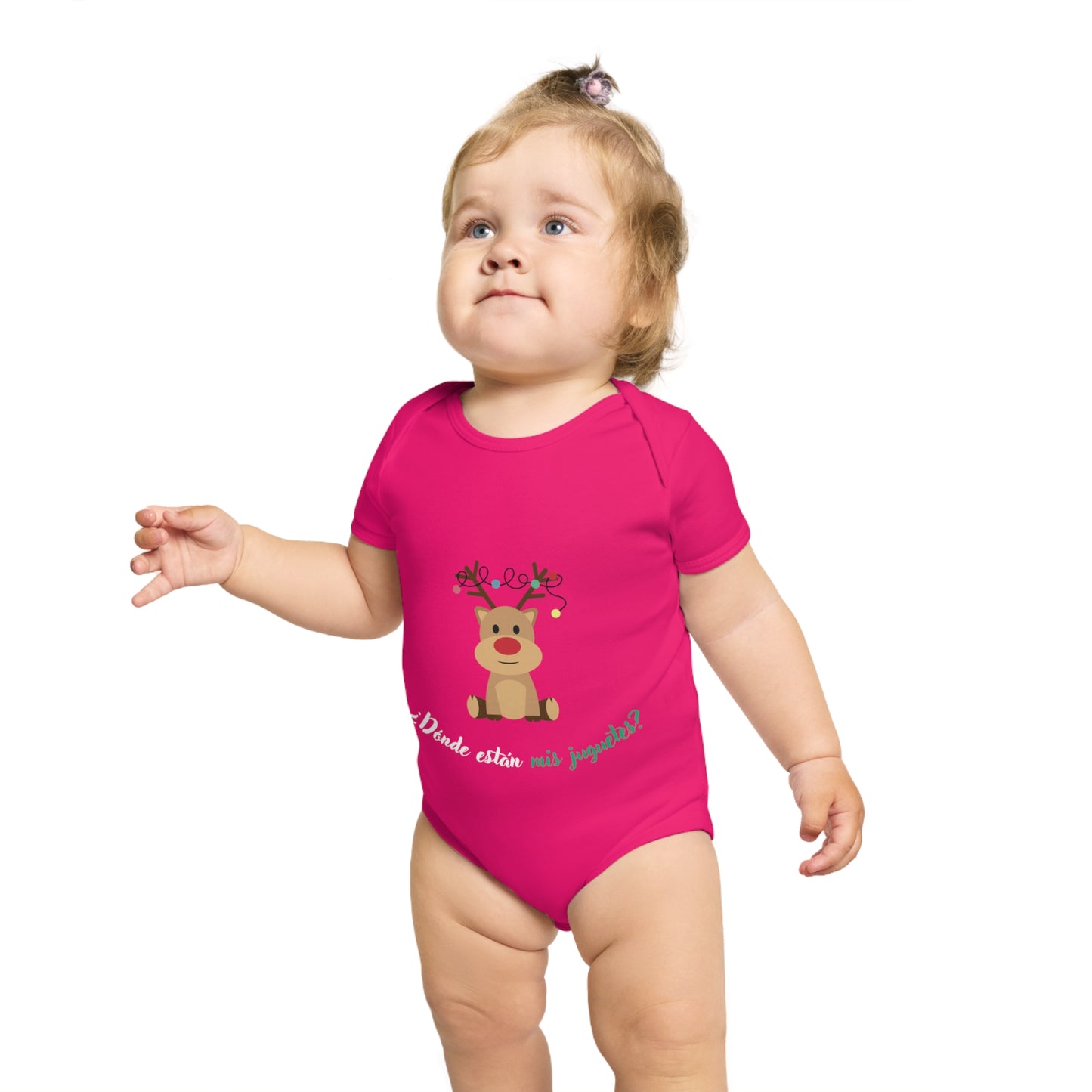 Mis Juguetes Short Sleeve Baby Bodysuit