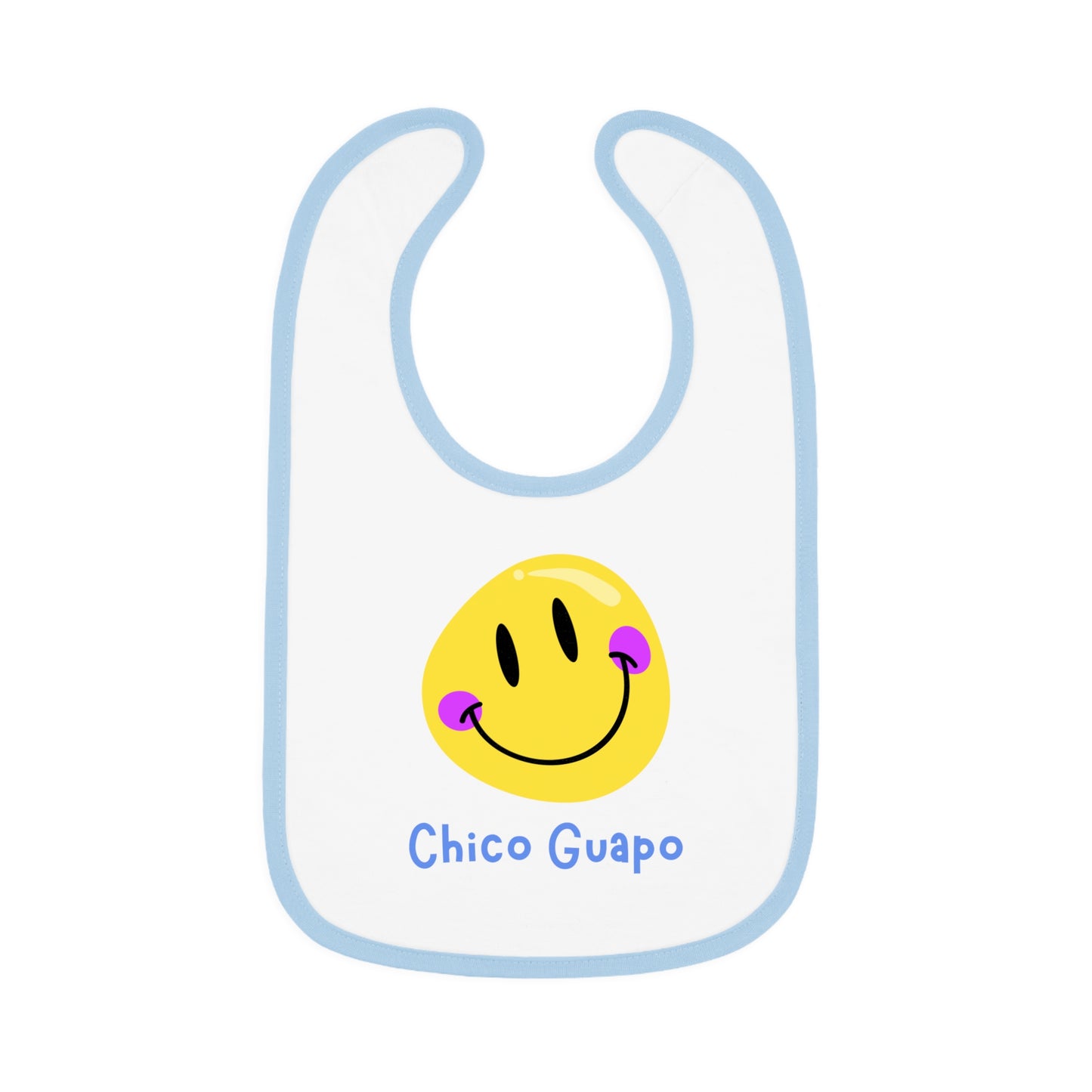 Chico Guapo Baby Contrast Trim Jersey Bib
