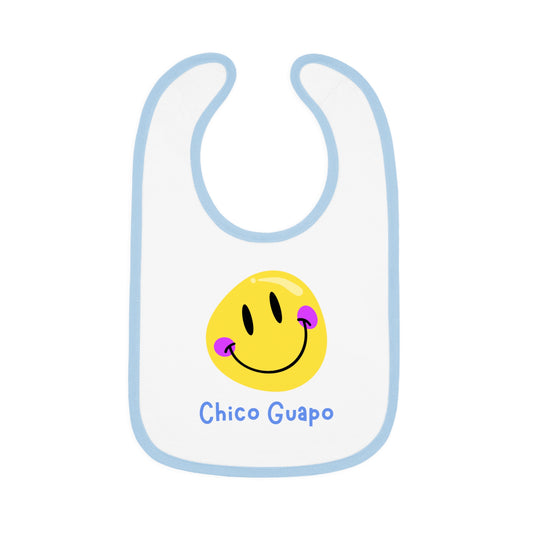Chico Guapo Baby Contrast Trim Jersey Bib