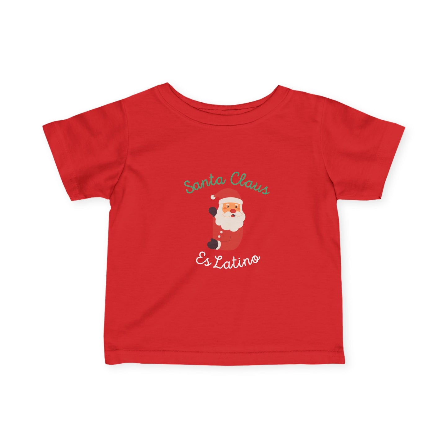 Santa Claus Red Infant Fine Jersey Tee
