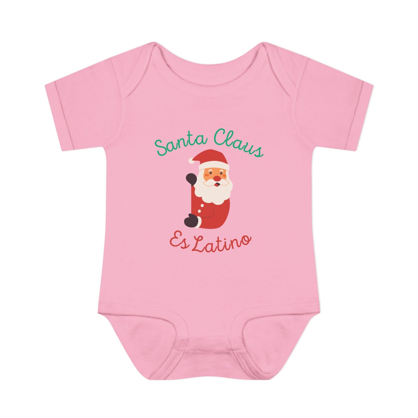 Santa Claus Infant Baby Rib Bodysuit