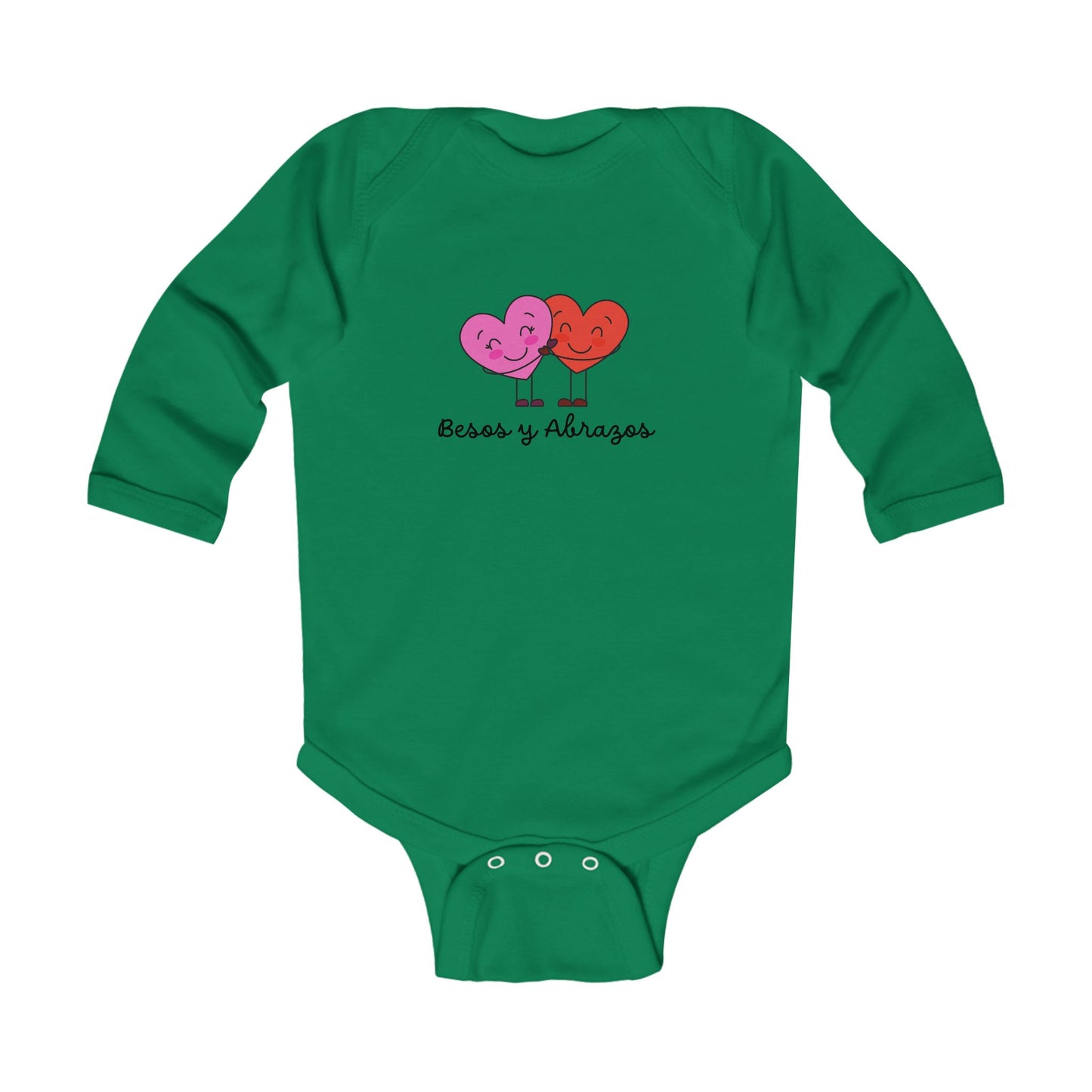 Besos Infant Long Sleeve Bodysuit