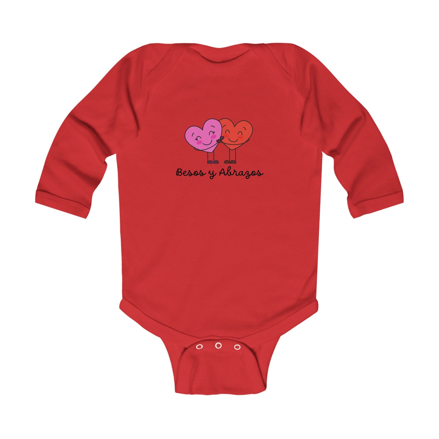 Besos Infant Long Sleeve Bodysuit