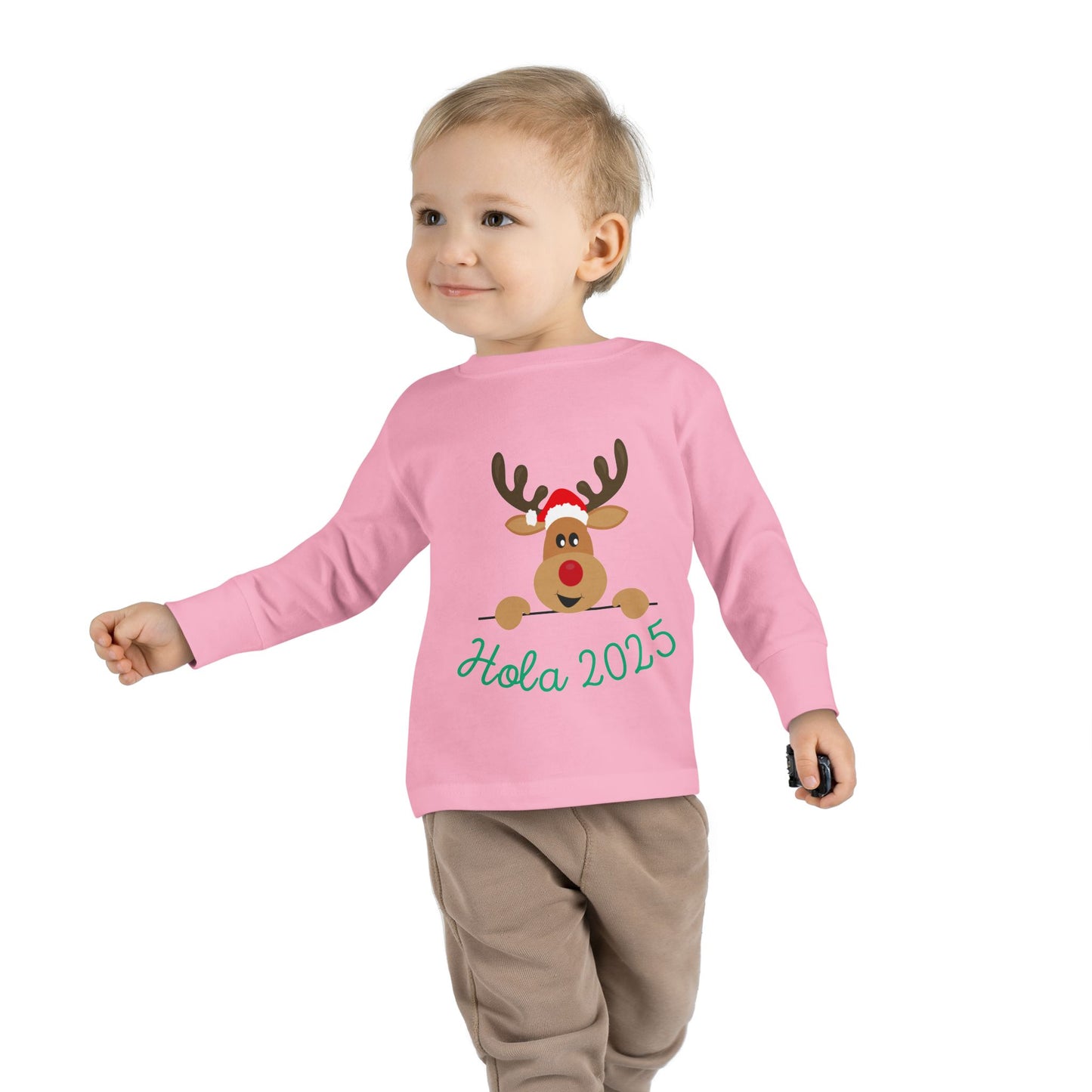 Hola 2025 Toddler Long Sleeve Tee