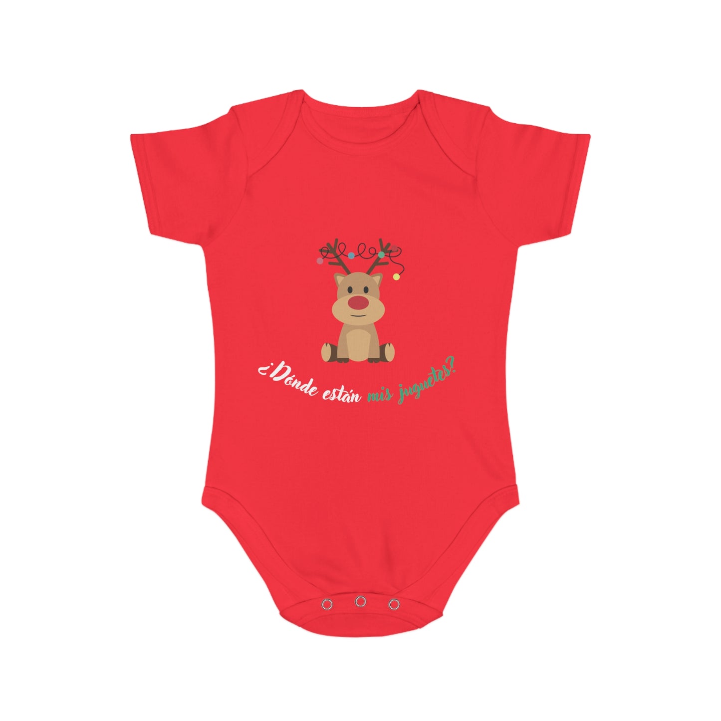 Mis Juguetes Short Sleeve Baby Bodysuit