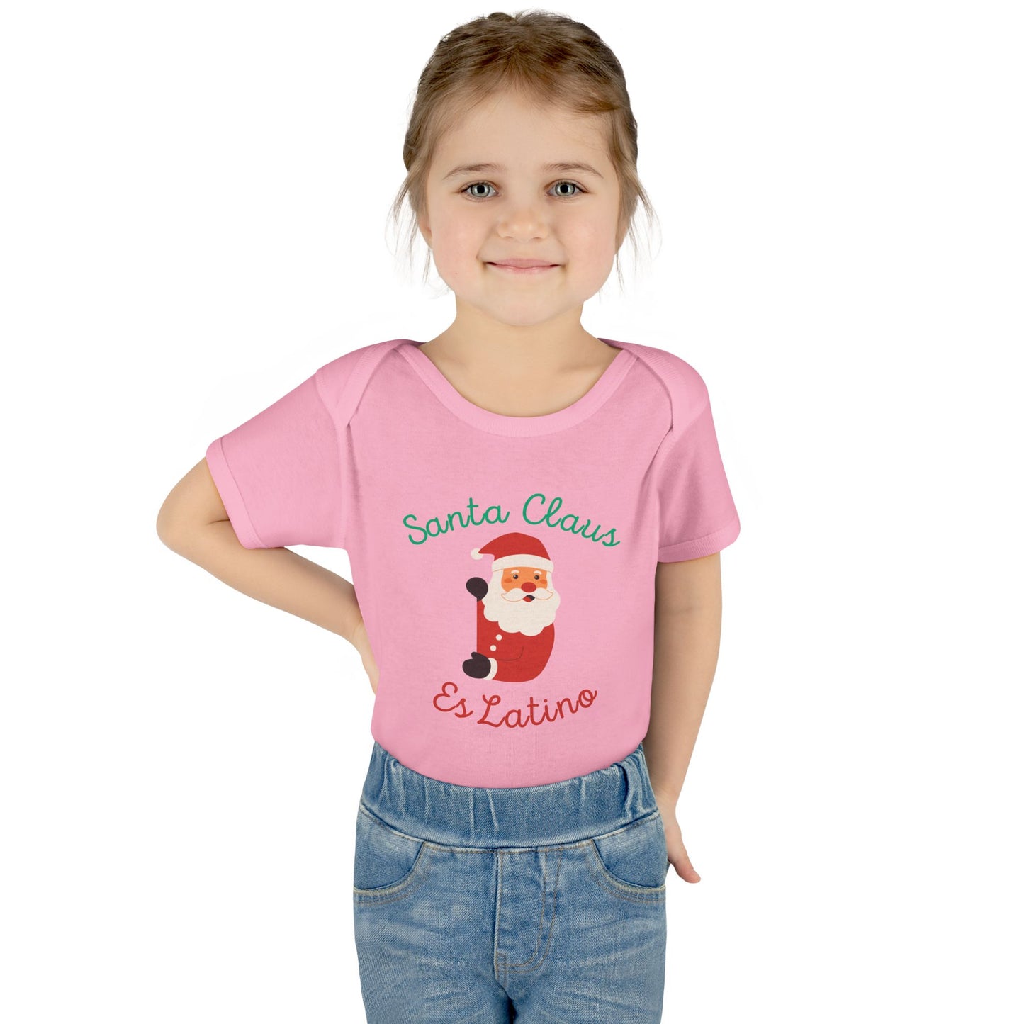 Santa Claus Infant Baby Rib Bodysuit