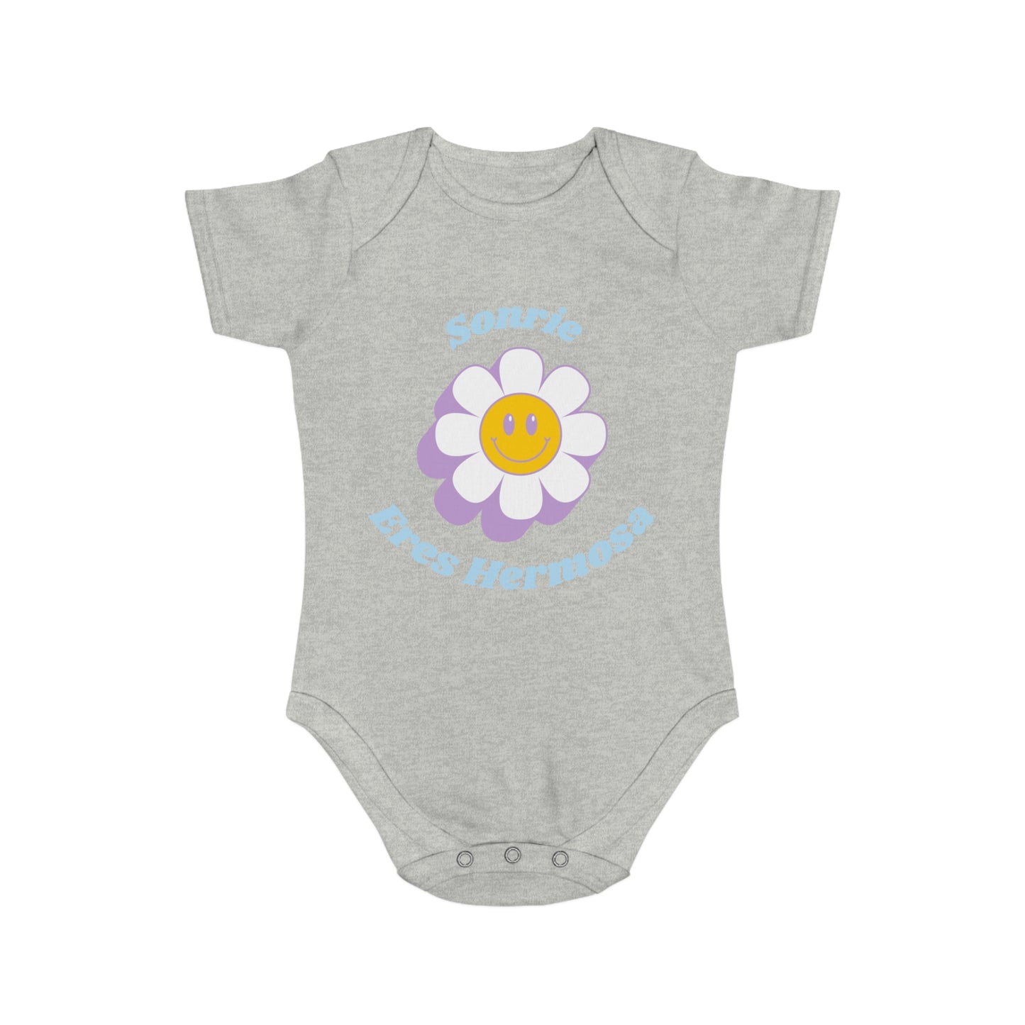 Sonrie Short Sleeve Baby Bodysuit