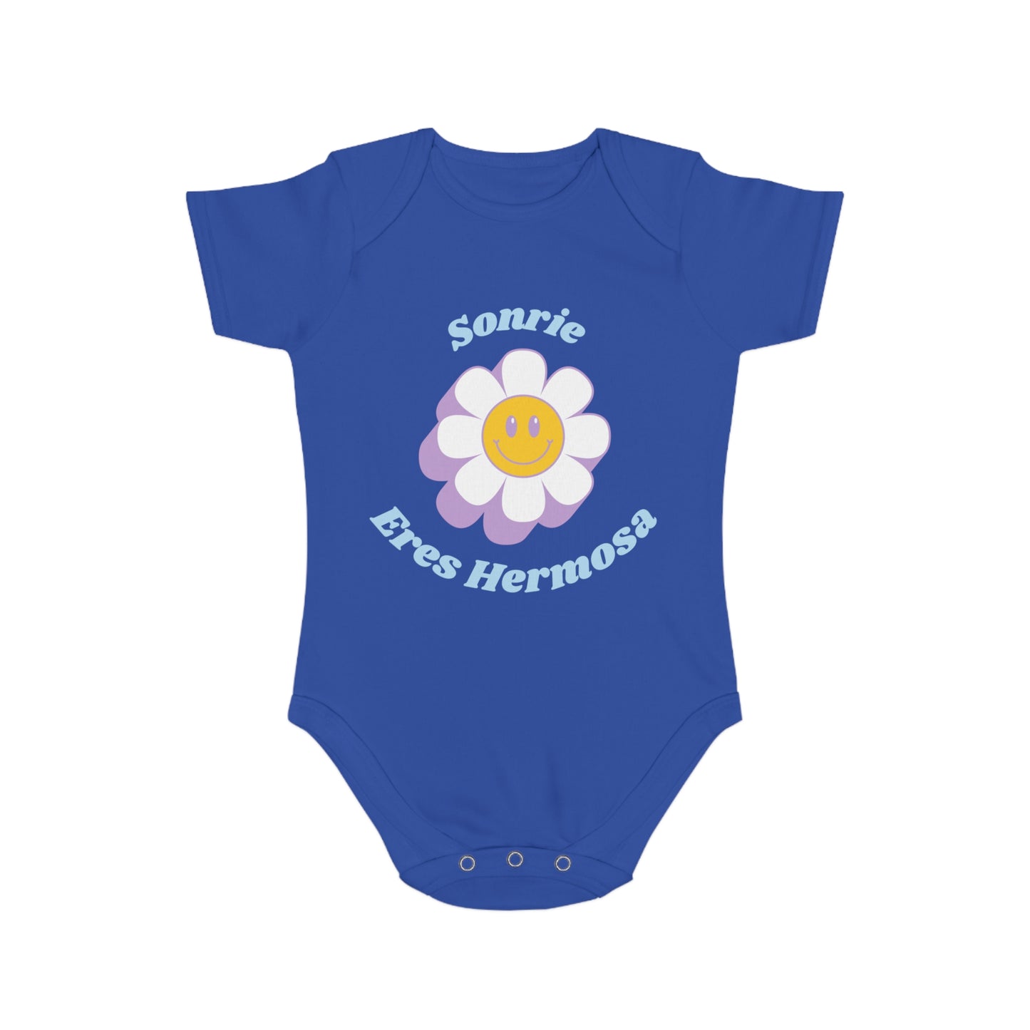 Sonrie Short Sleeve Baby Bodysuit
