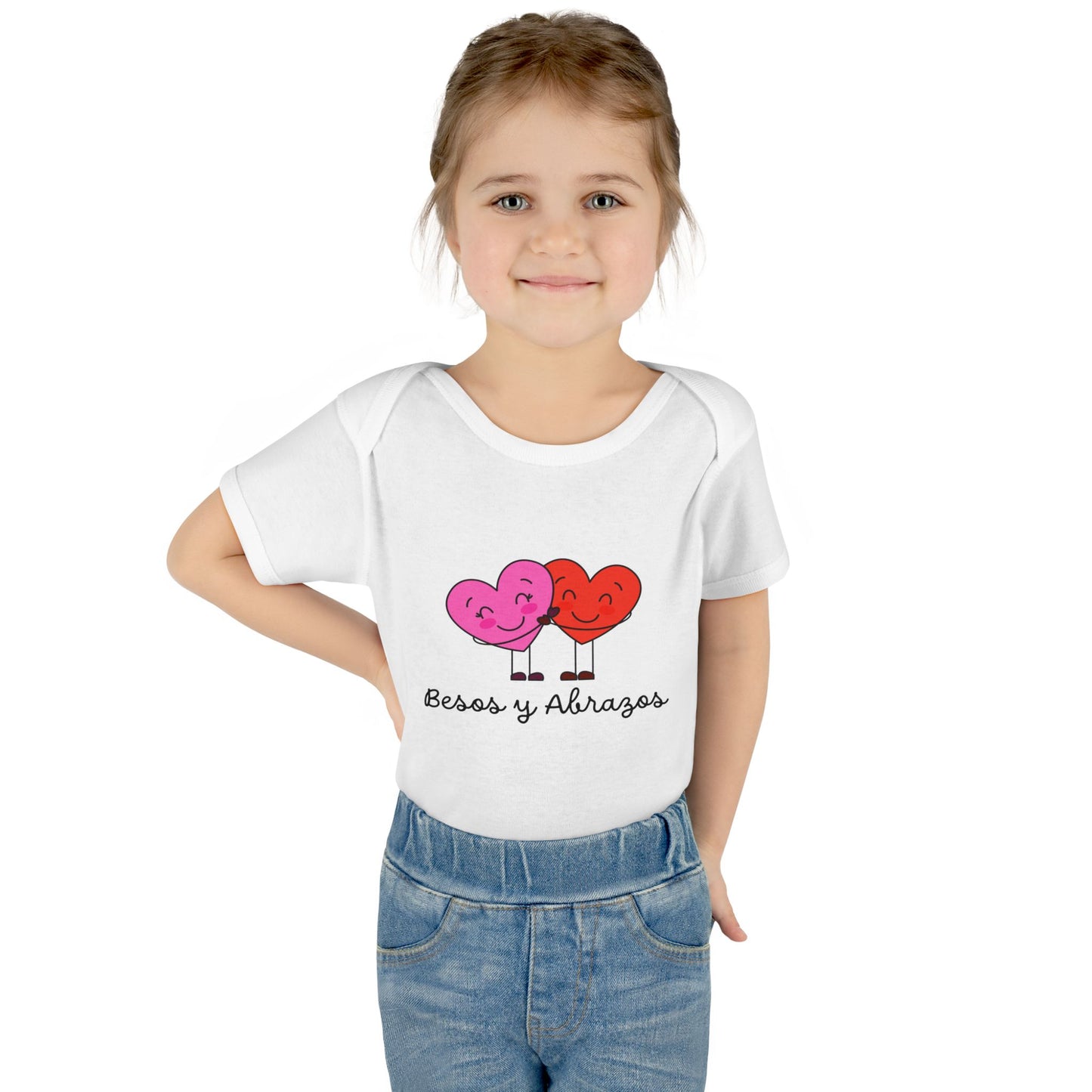 Besos Infant Baby Rib Bodysuit