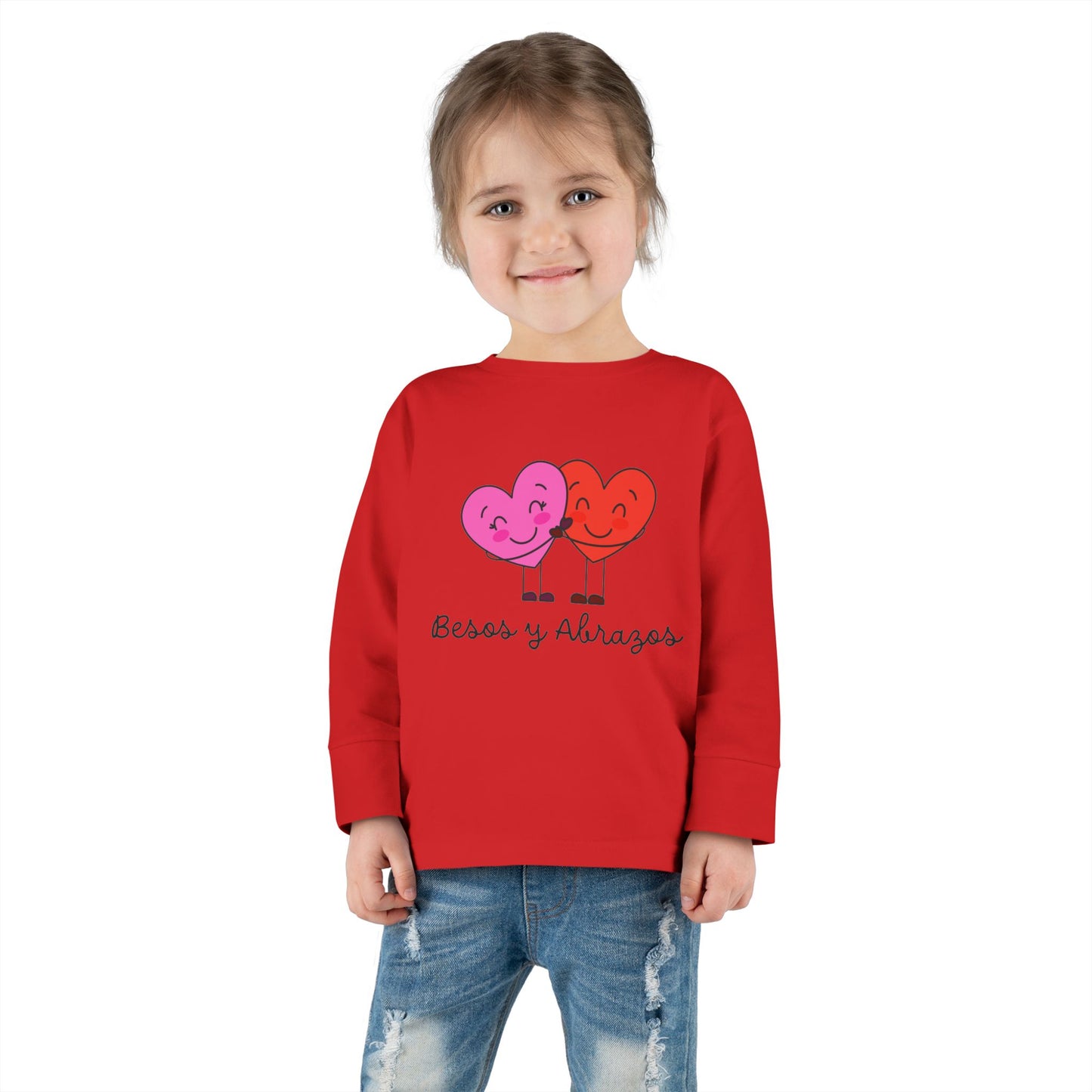 Besos Toddler Long Sleeve Tee