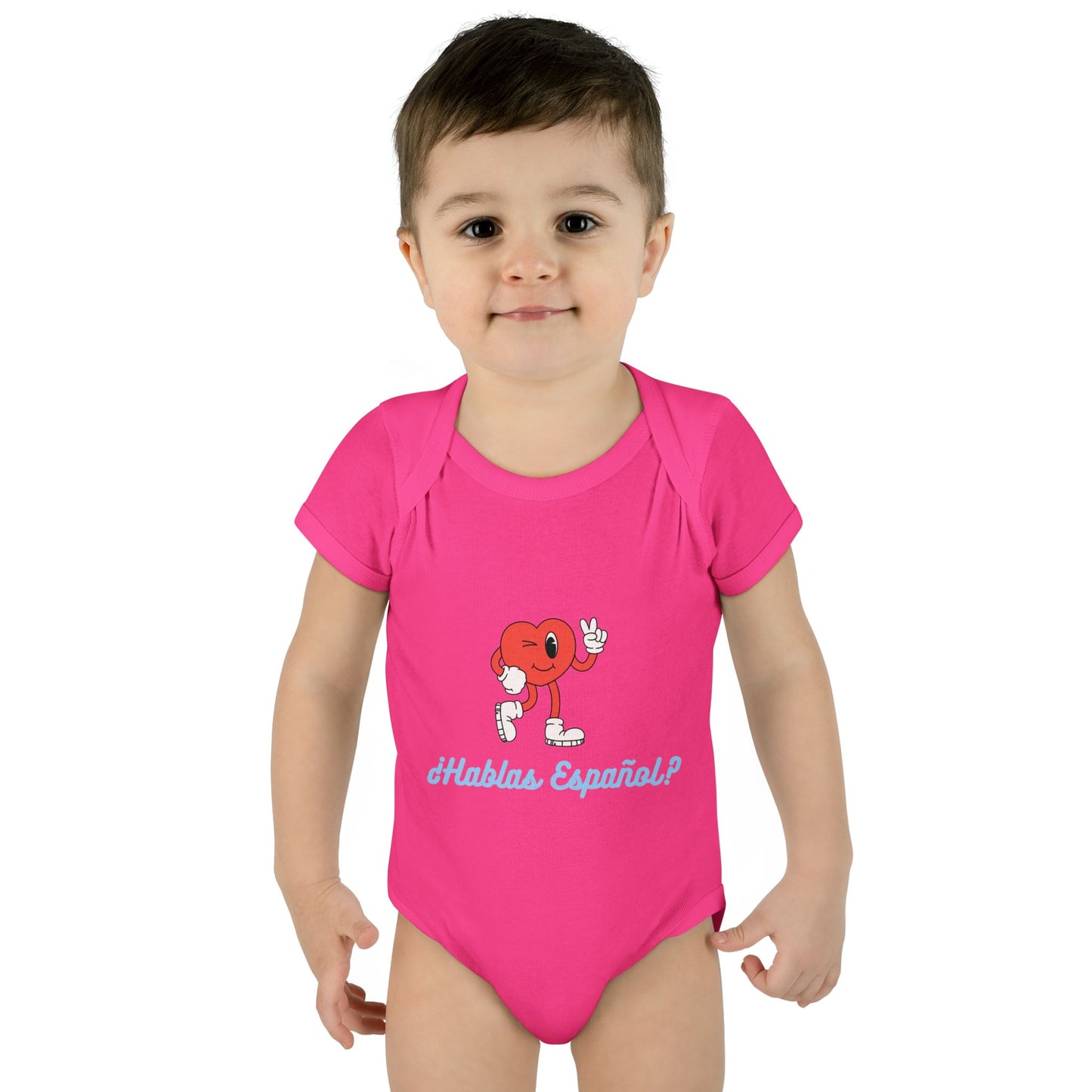 Hablas Español Infant Baby Rib Bodysuit