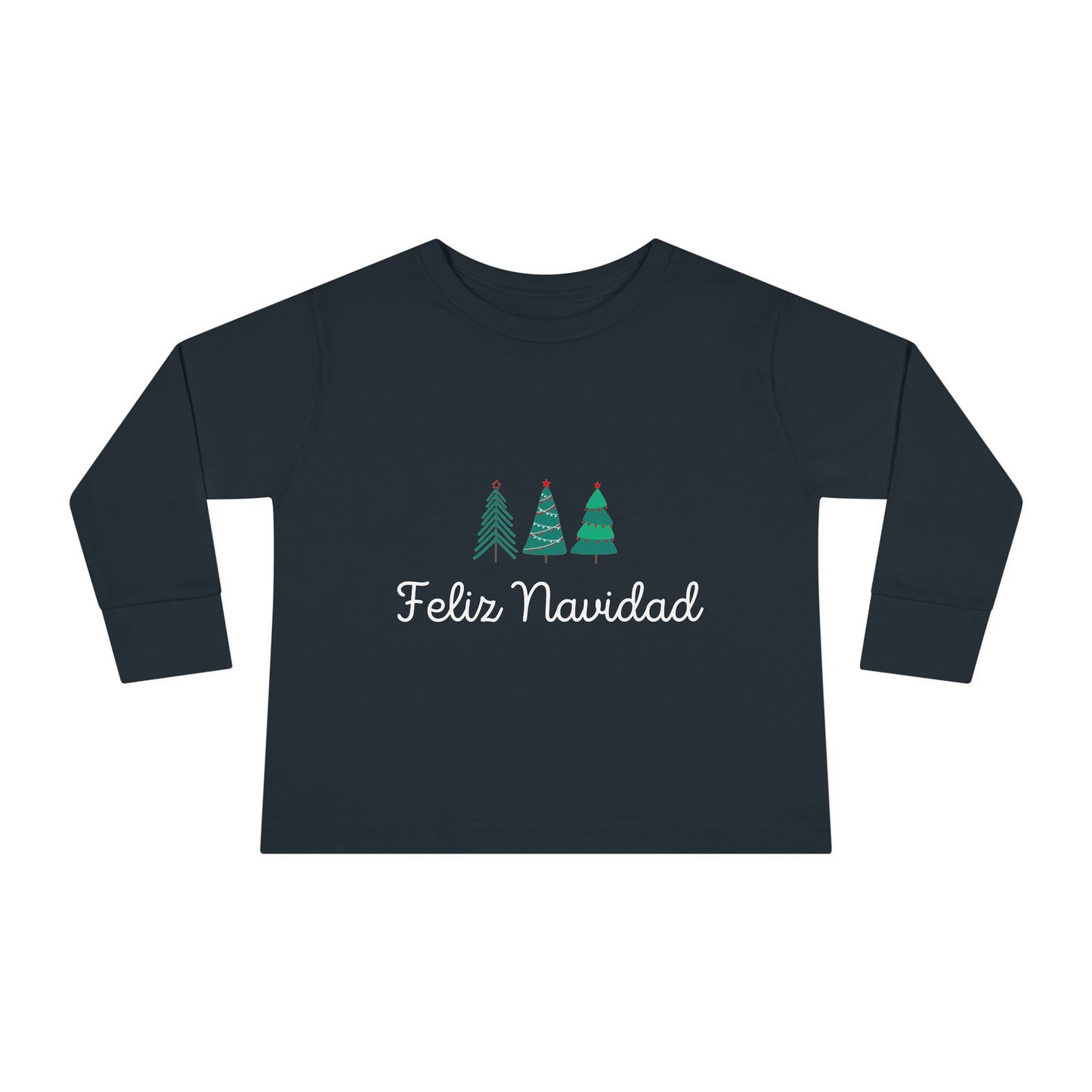 Feliz Navidad Toddler Long Sleeve Tee