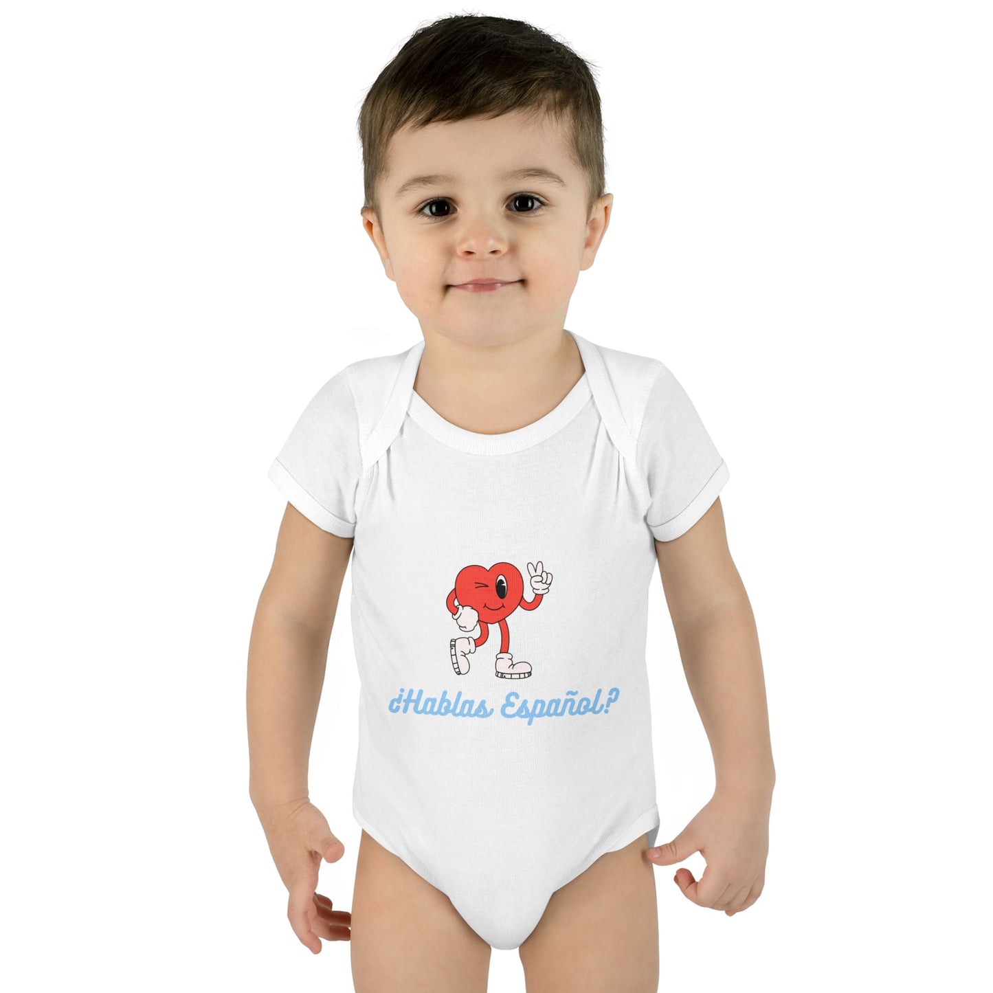Hablas Español Infant Baby Rib Bodysuit