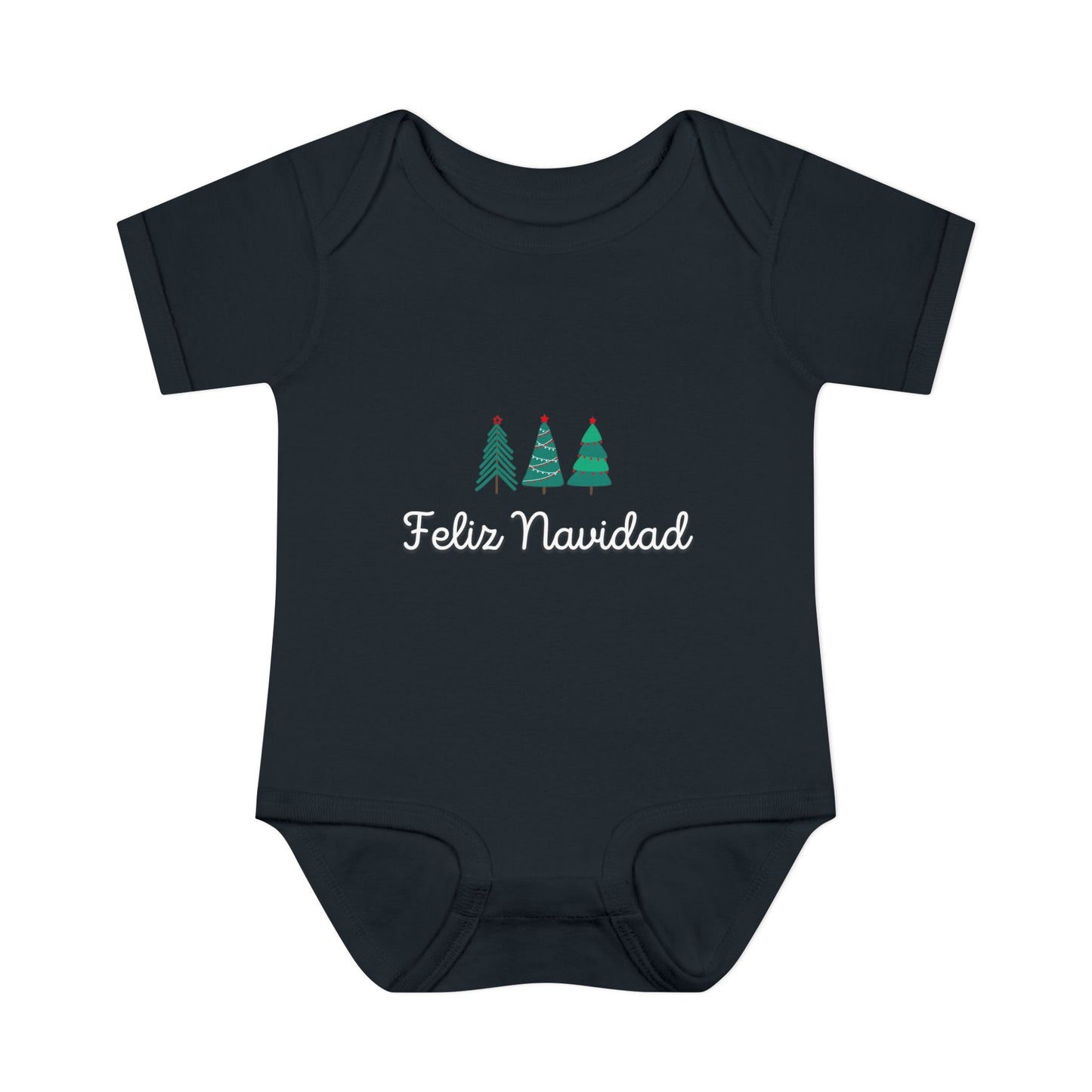 Feliz Navidad Infant Baby Rib Bodysuit