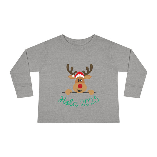 Hola 2025 Toddler Long Sleeve Tee