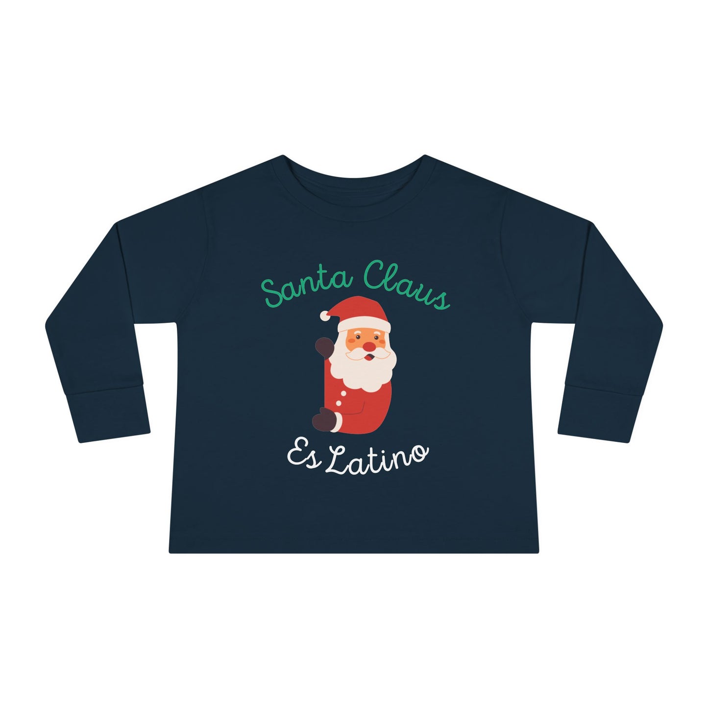 Santa Claus Red Toddler Long Sleeve Tee