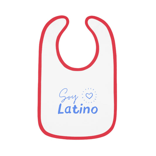 Soy Latino Baby Contrast Trim Jersey Bib