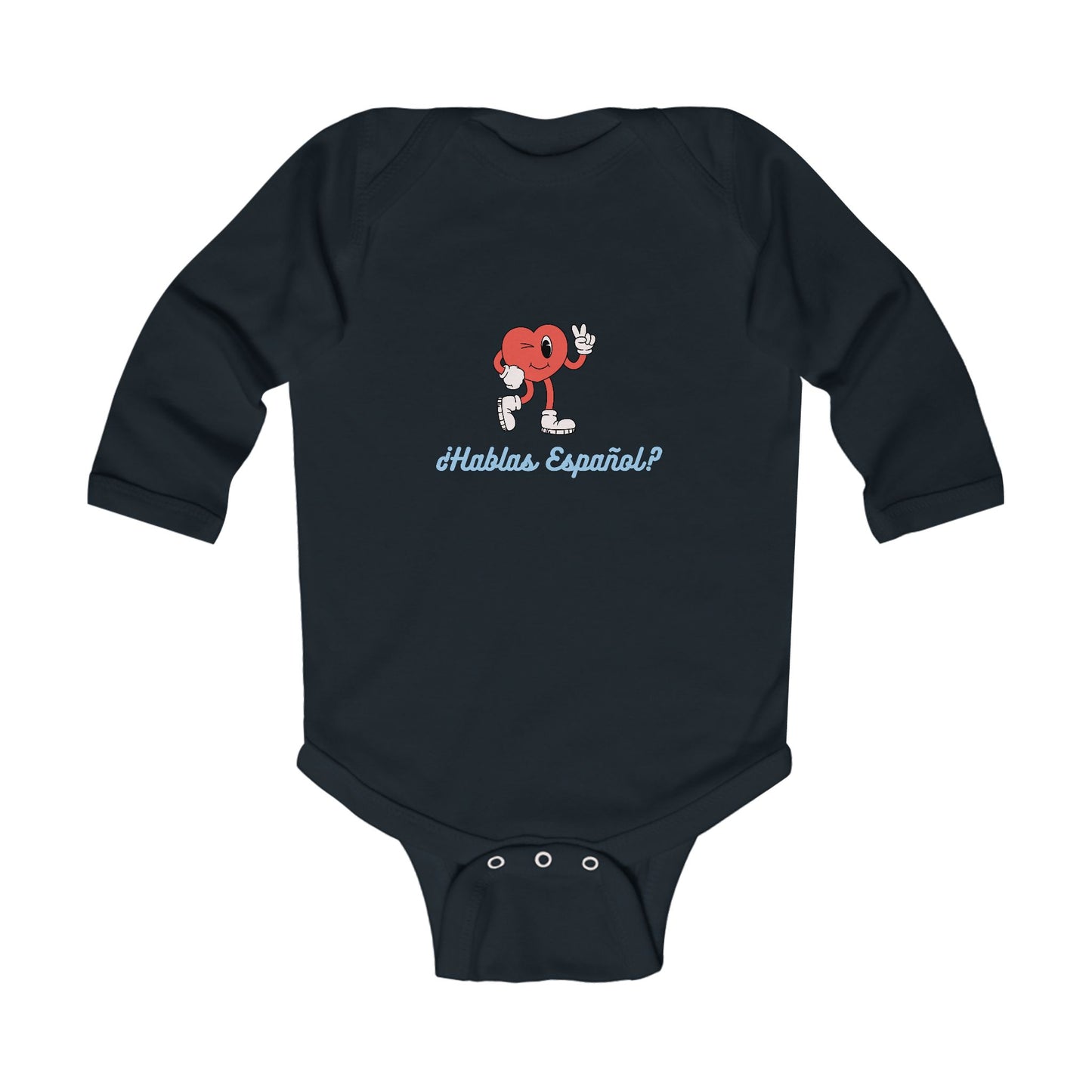 Hablas Español Infant Long Sleeve Bodysuit