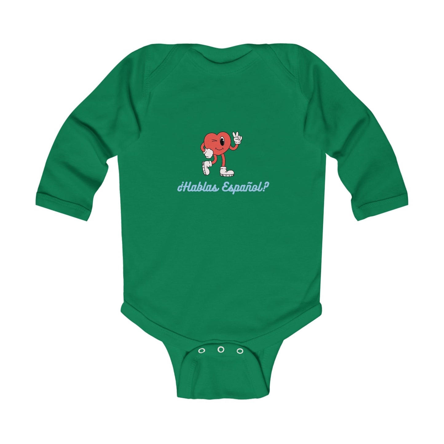 Hablas Español Infant Long Sleeve Bodysuit