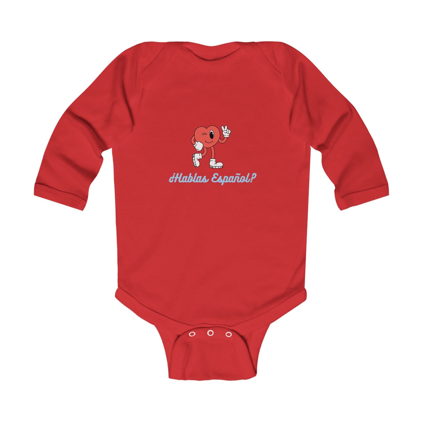 Hablas Español Infant Long Sleeve Bodysuit
