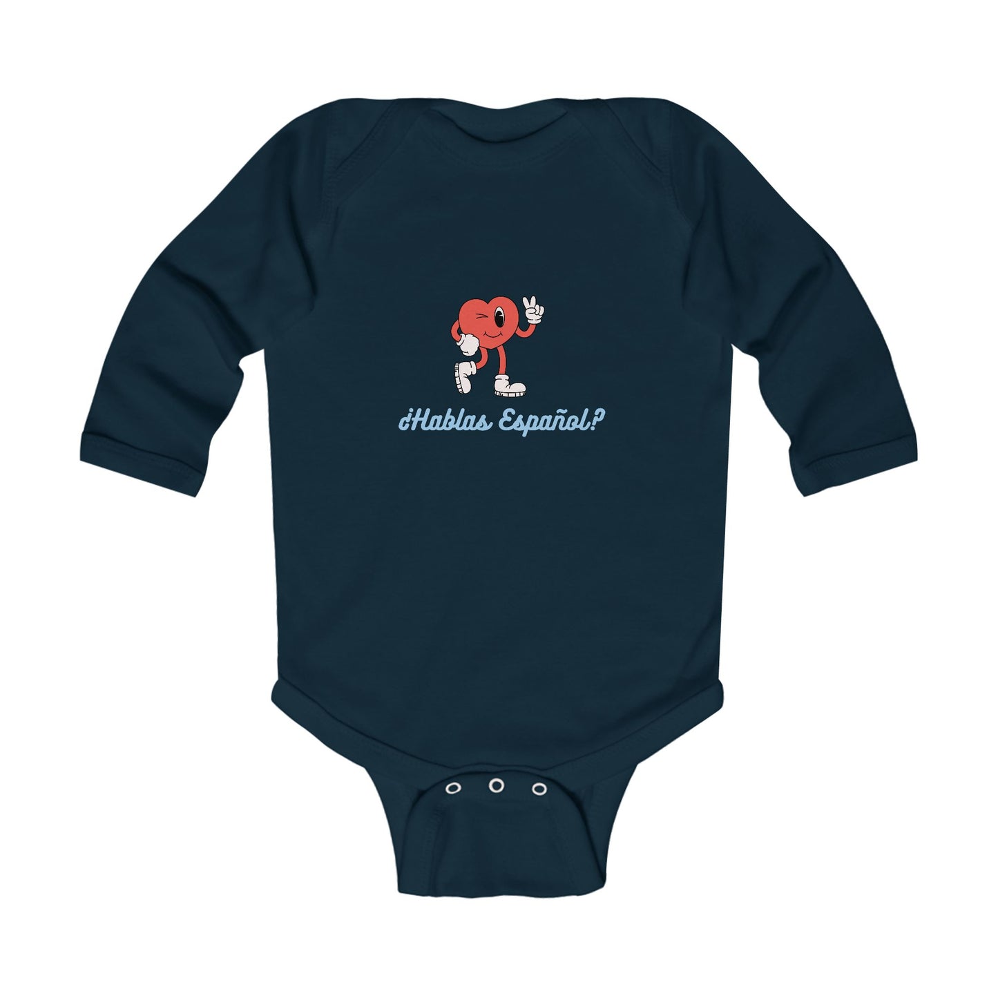Hablas Español Infant Long Sleeve Bodysuit