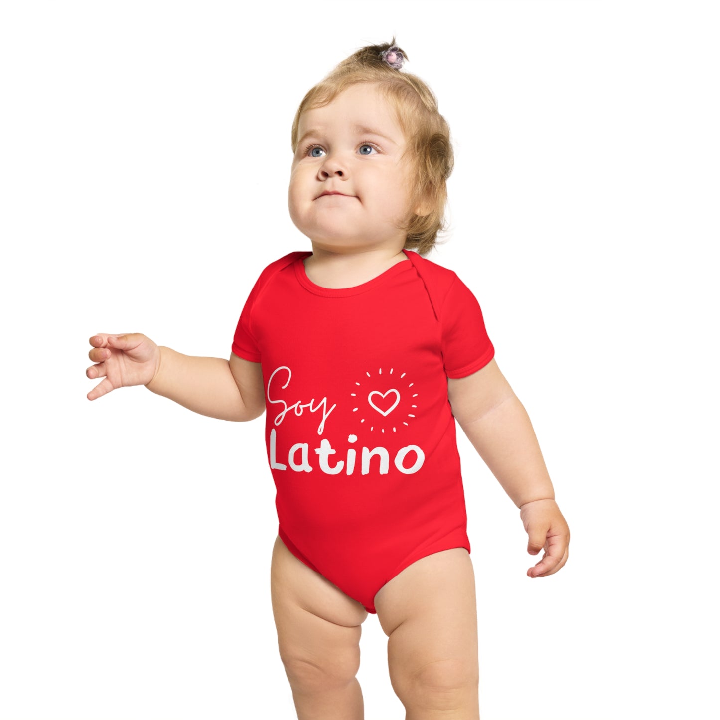 Soy Latino Short Sleeve Baby Bodysuit