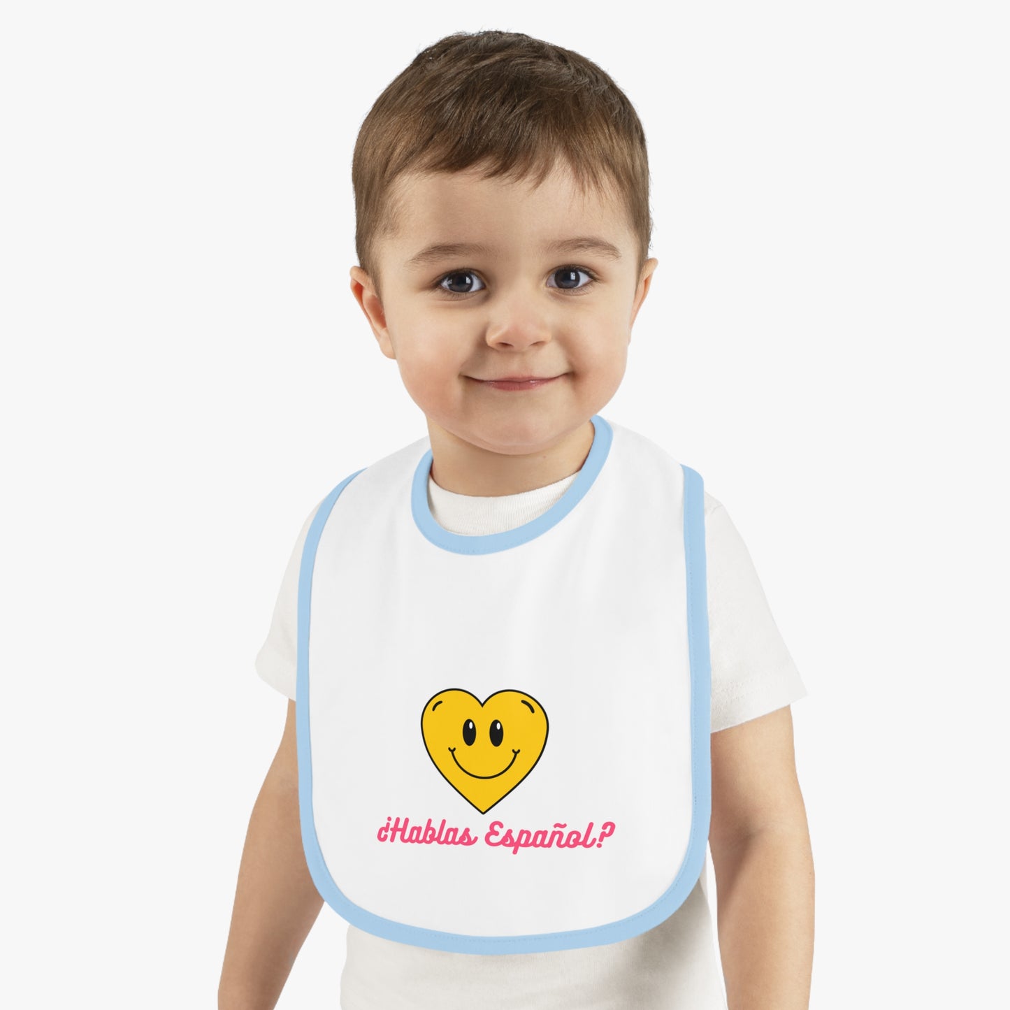 Español Baby Contrast Trim Jersey Bib