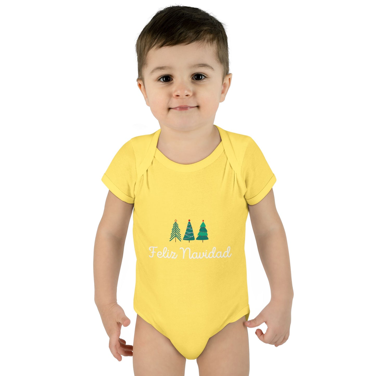 Feliz Navidad Infant Baby Rib Bodysuit