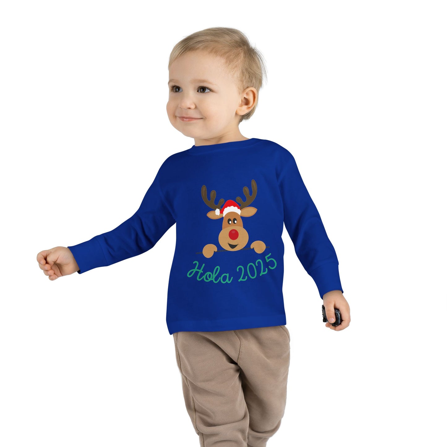 Hola 2025 Toddler Long Sleeve Tee