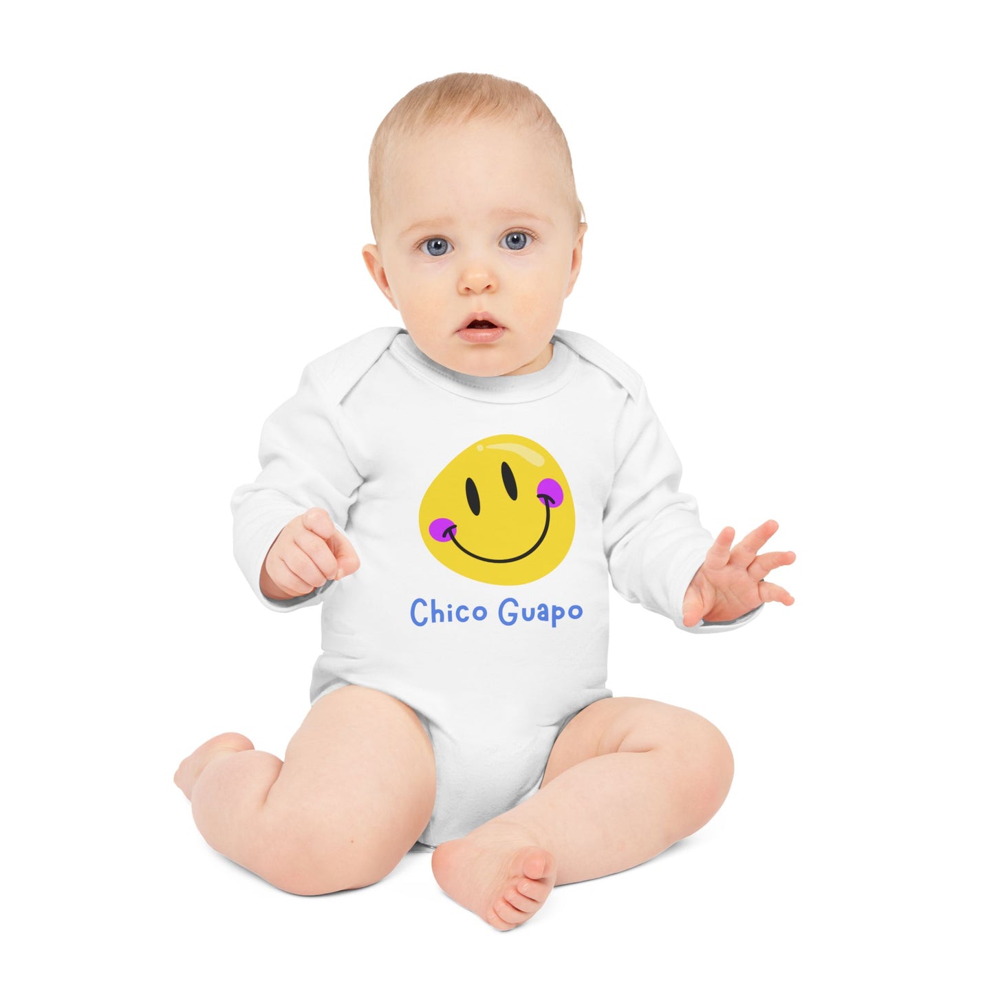 Chico Guapo Baby Long-Sleeve Organic Bodysuit
