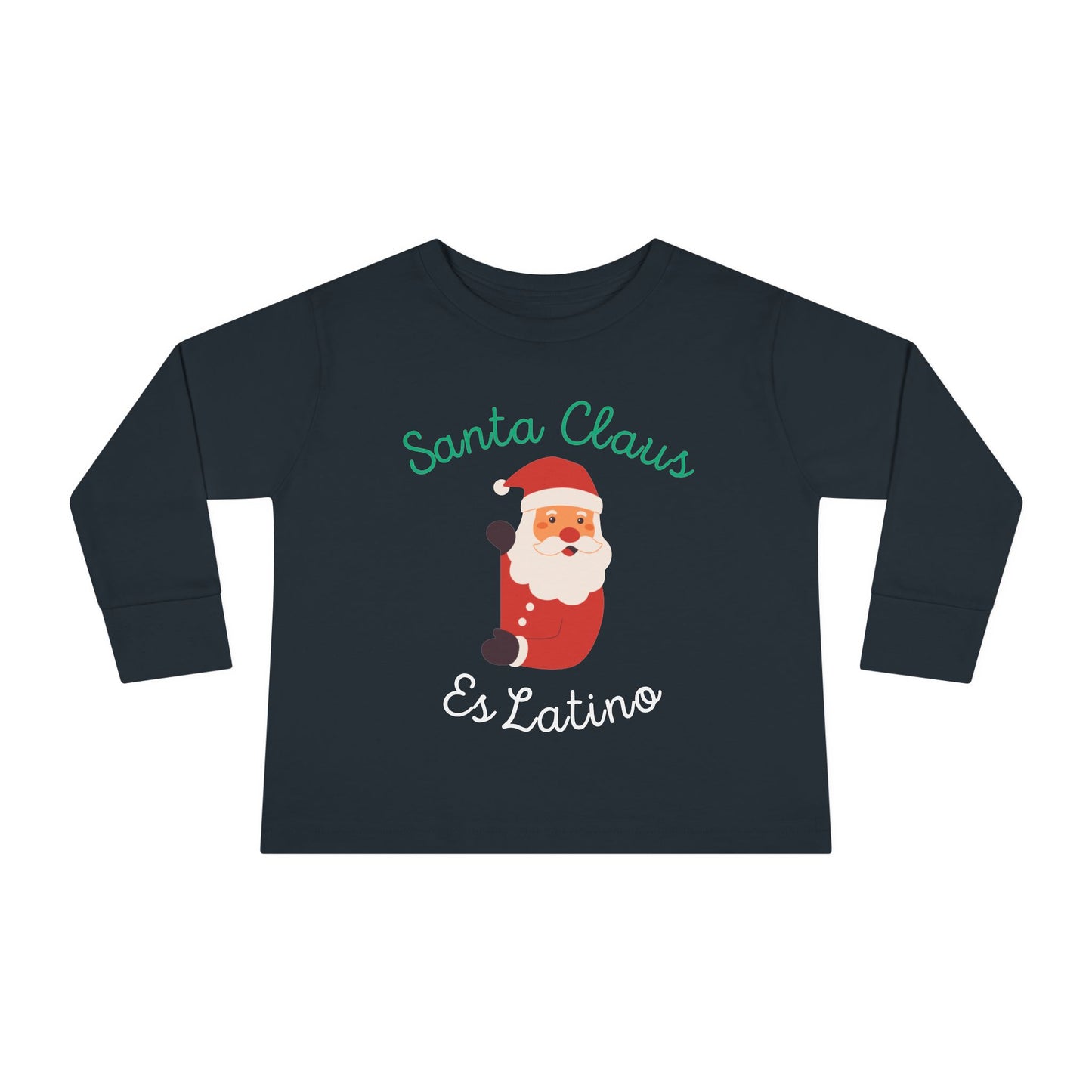 Santa Claus Red Toddler Long Sleeve Tee