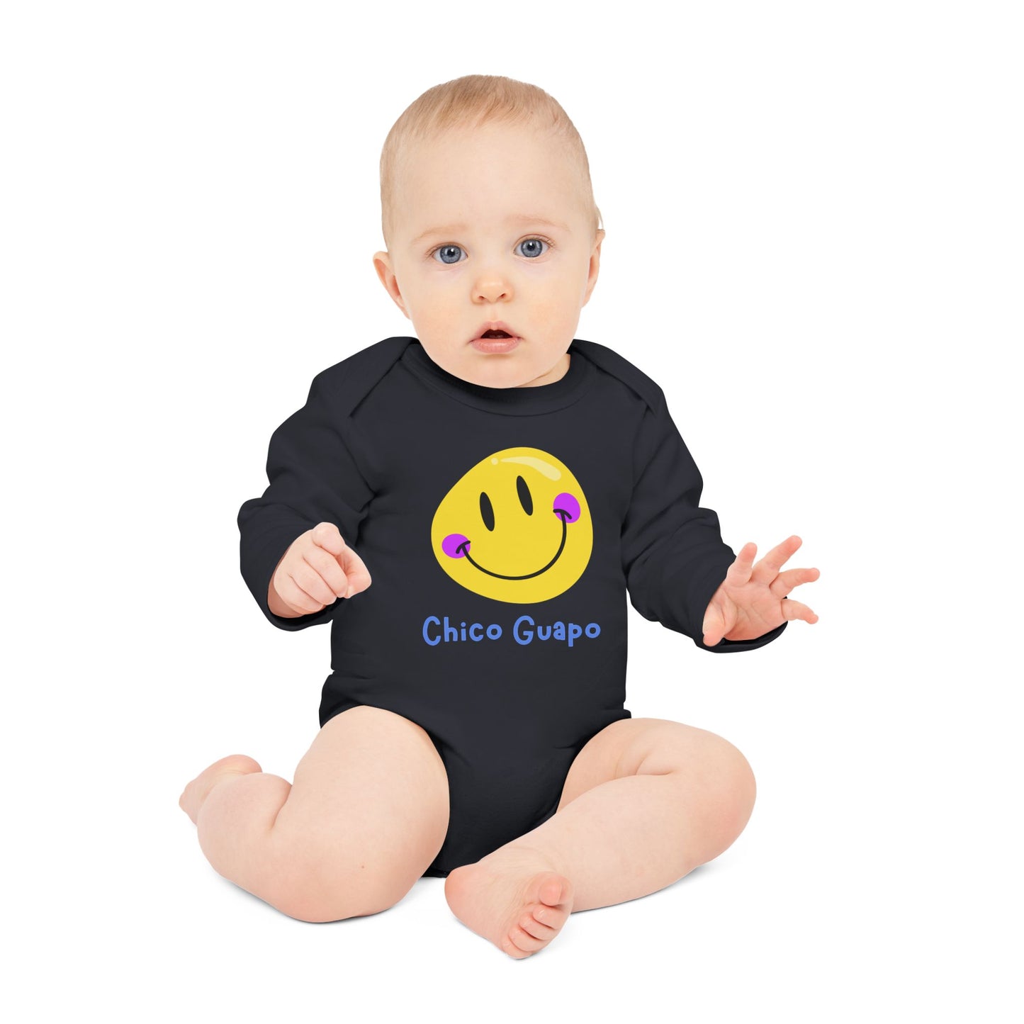 Chico Guapo Baby Long-Sleeve Organic Bodysuit