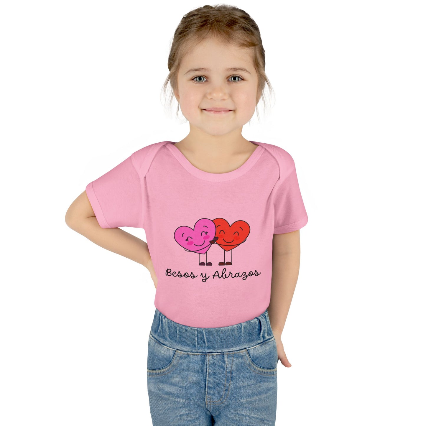 Besos Infant Baby Rib Bodysuit