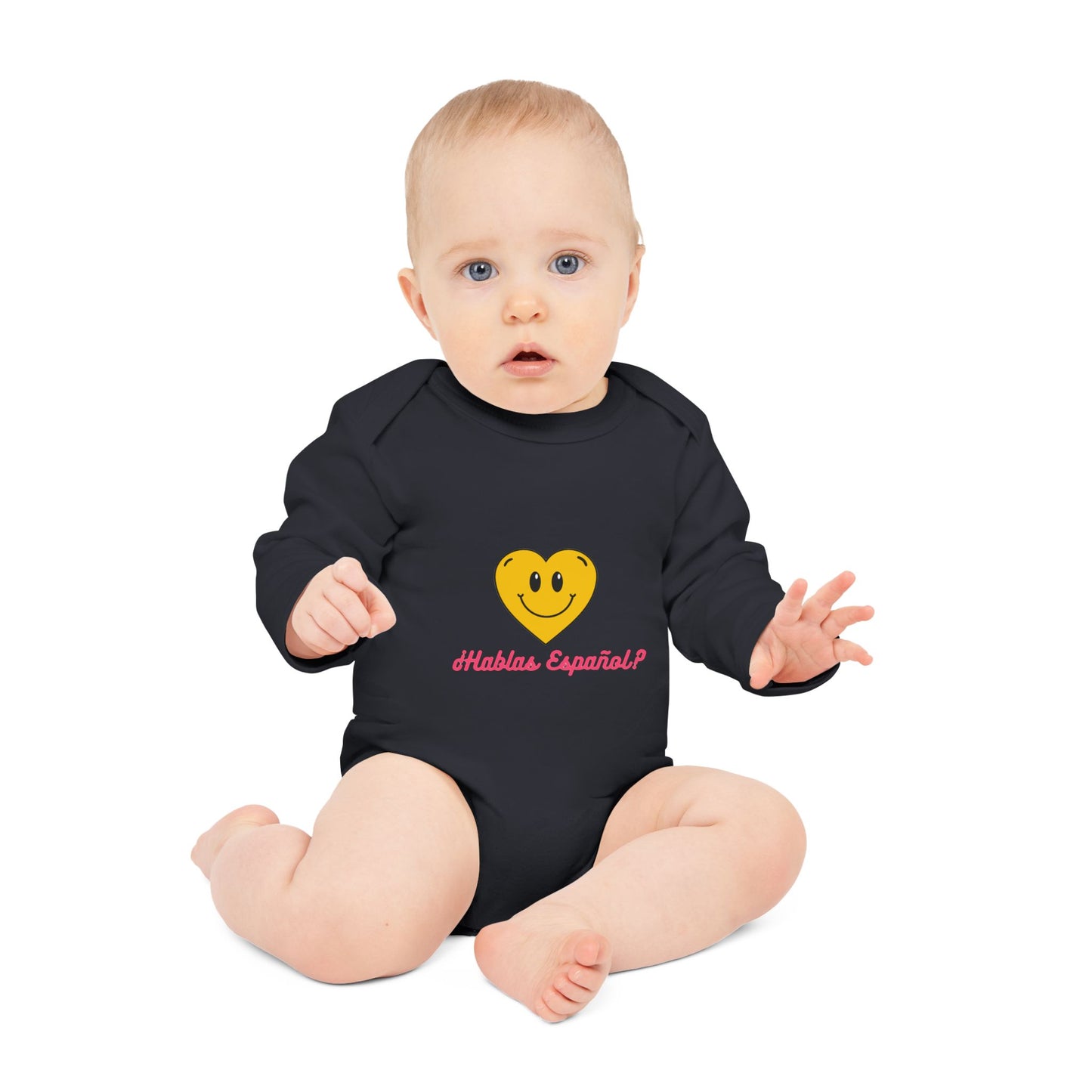 Español Baby Long-Sleeve Organic Bodysuit