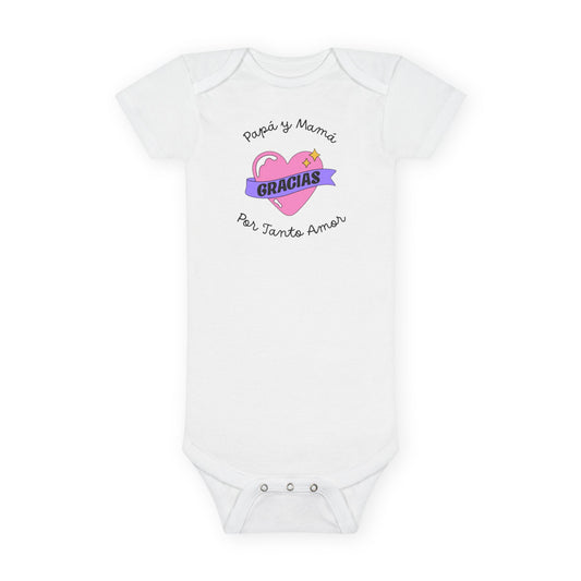 Gracias Baby Short Sleeve Onesie®