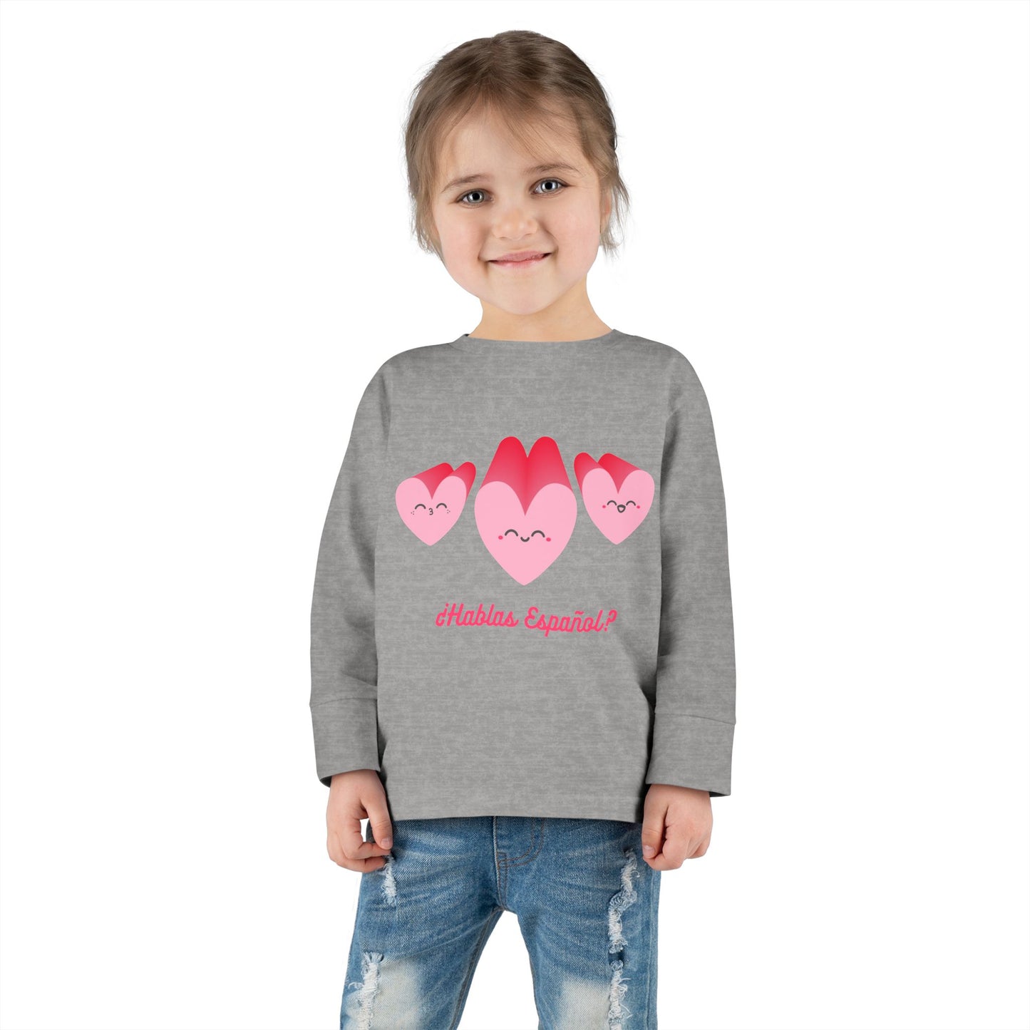 Hablas Toddler Long Sleeve Tee