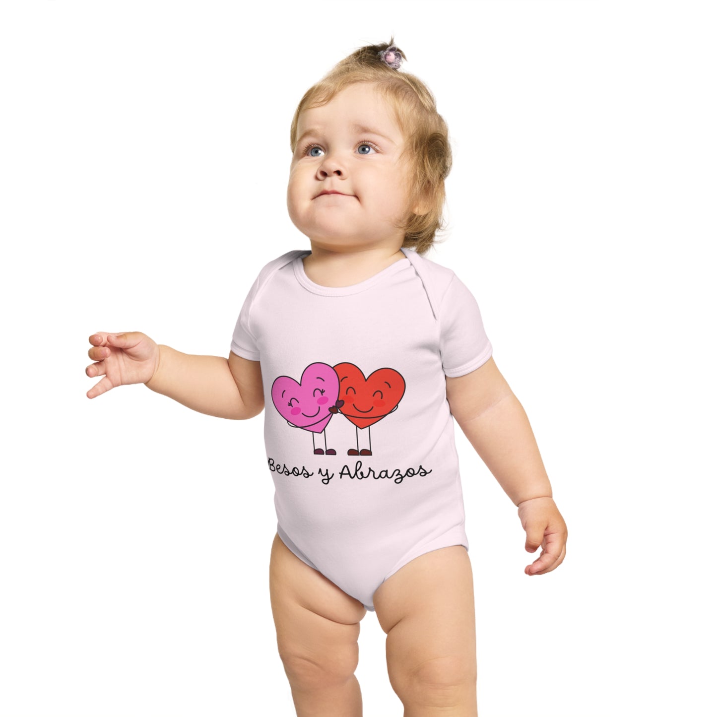 Besos Short Sleeve Baby Bodysuit