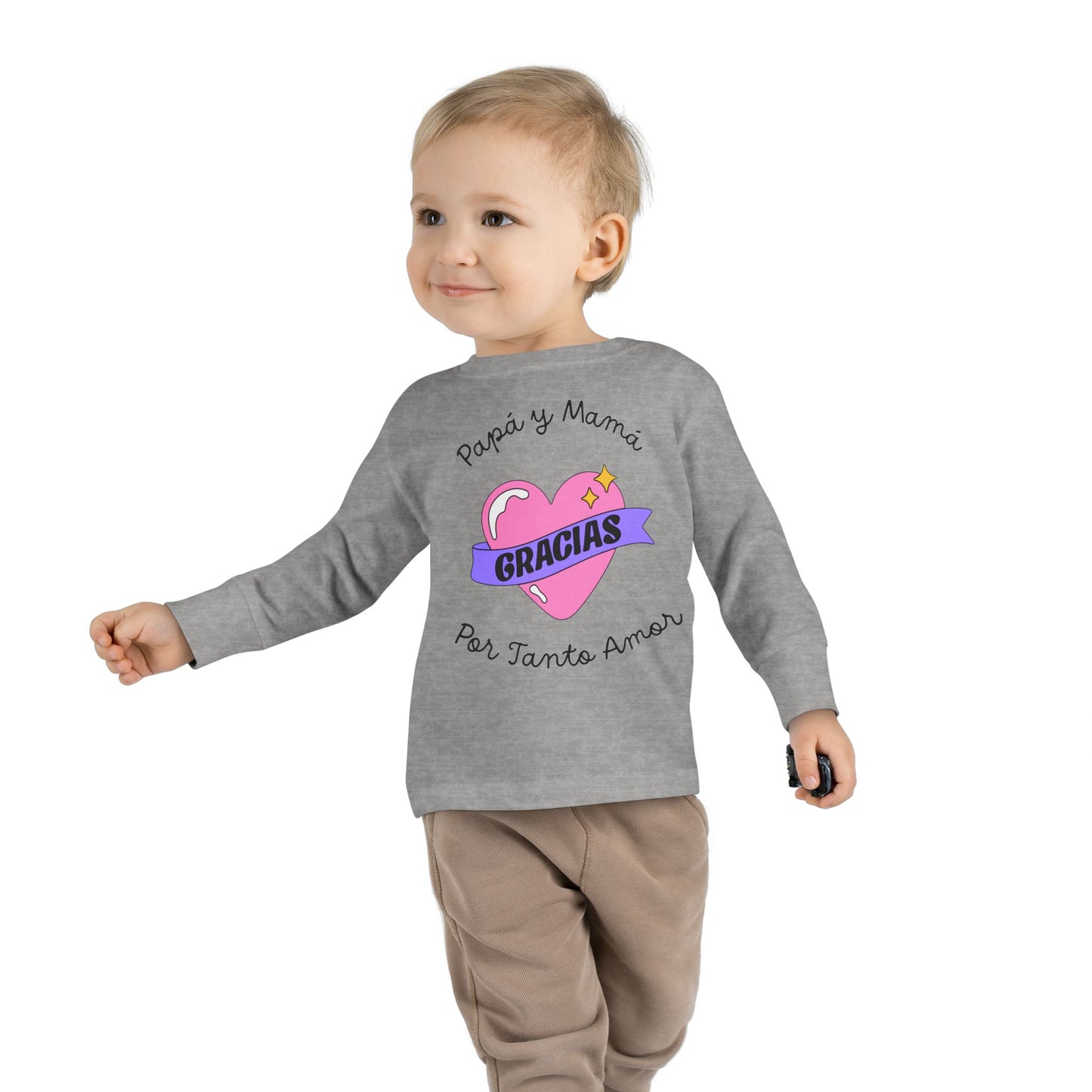Gracias Toddler Long Sleeve Tee