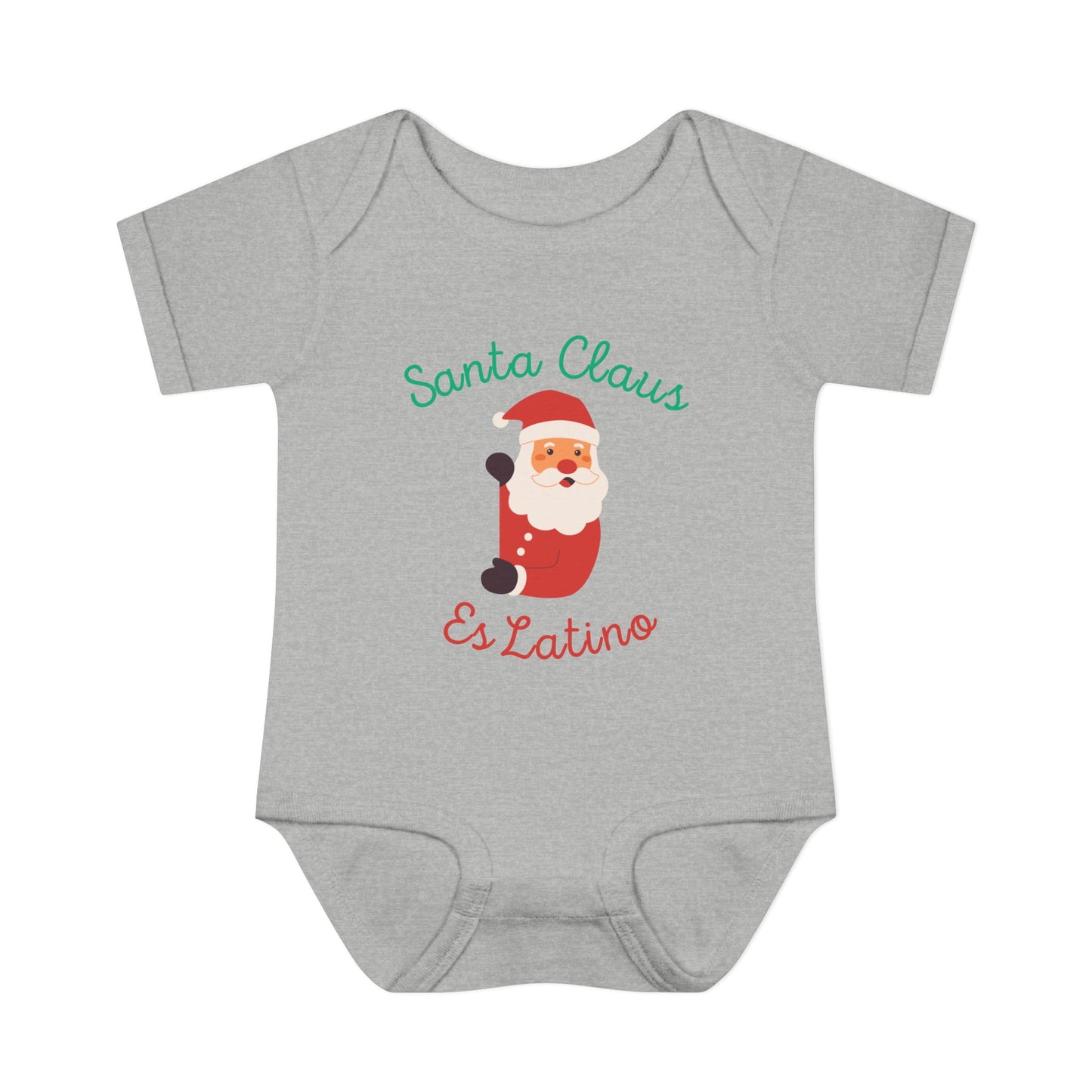 Santa Claus Infant Baby Rib Bodysuit