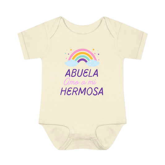 Abuela Infant Baby Rib Bodysuit