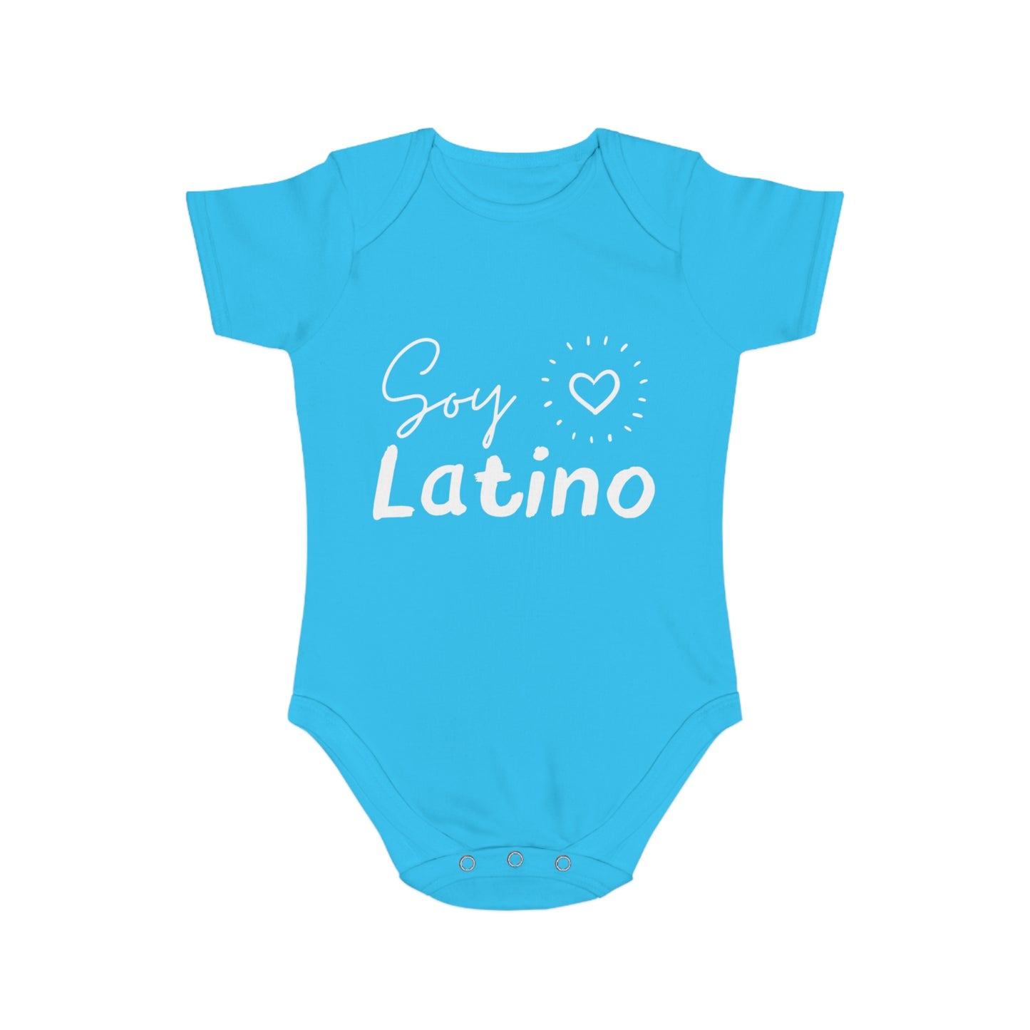 Soy Latino Short Sleeve Baby Bodysuit