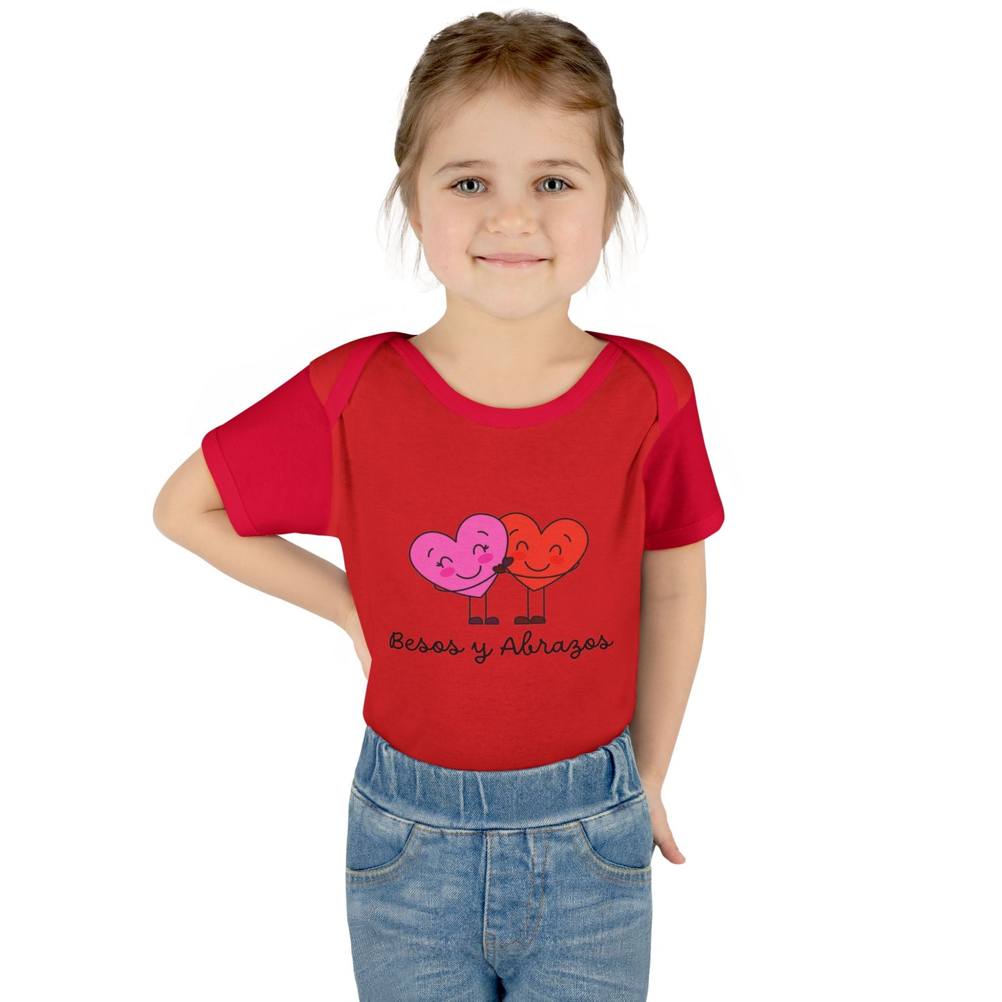 Besos Infant Baby Rib Bodysuit