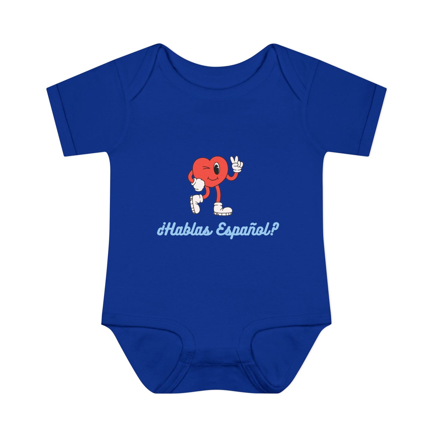 Hablas Español Infant Baby Rib Bodysuit