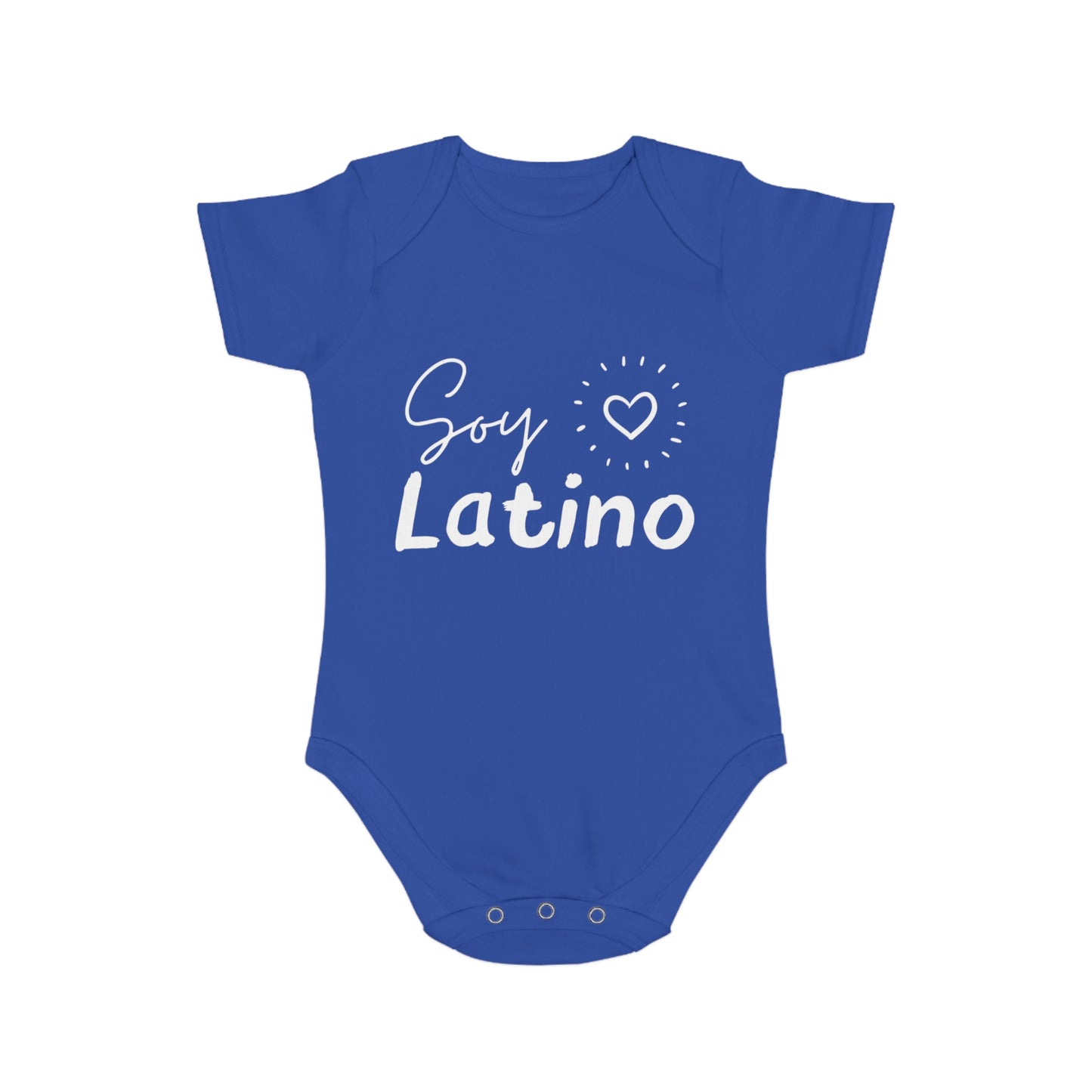 Soy Latino Short Sleeve Baby Bodysuit