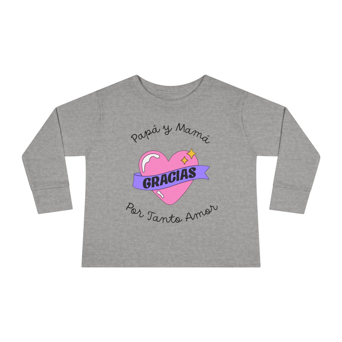 Gracias Toddler Long Sleeve Tee