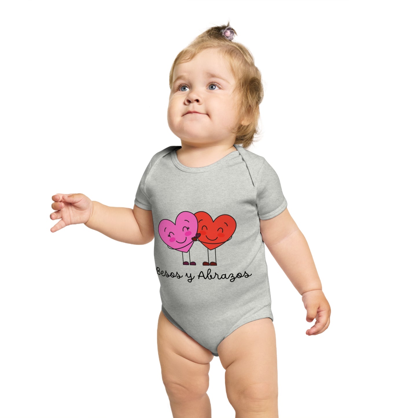 Besos Short Sleeve Baby Bodysuit