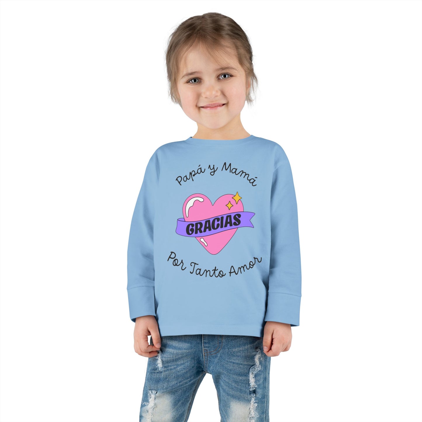 Gracias Toddler Long Sleeve Tee