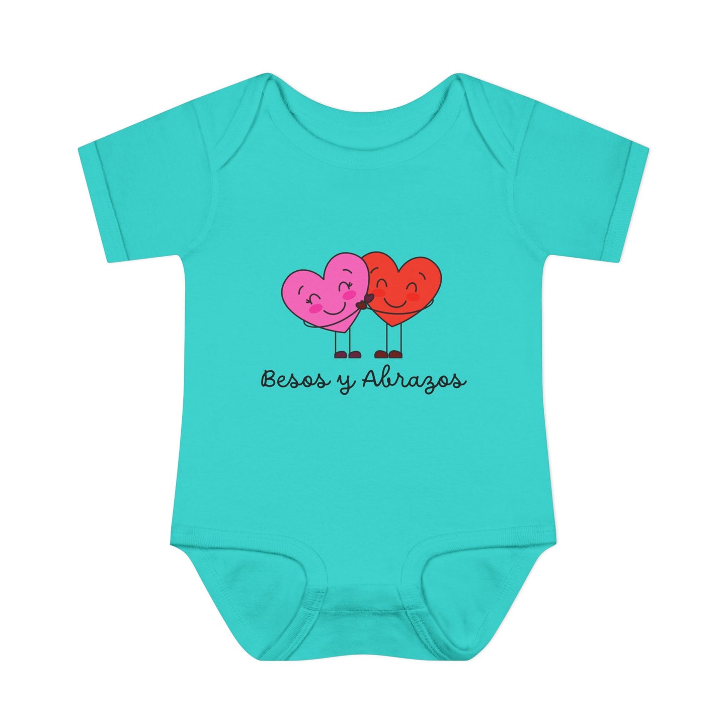 Besos Infant Baby Rib Bodysuit